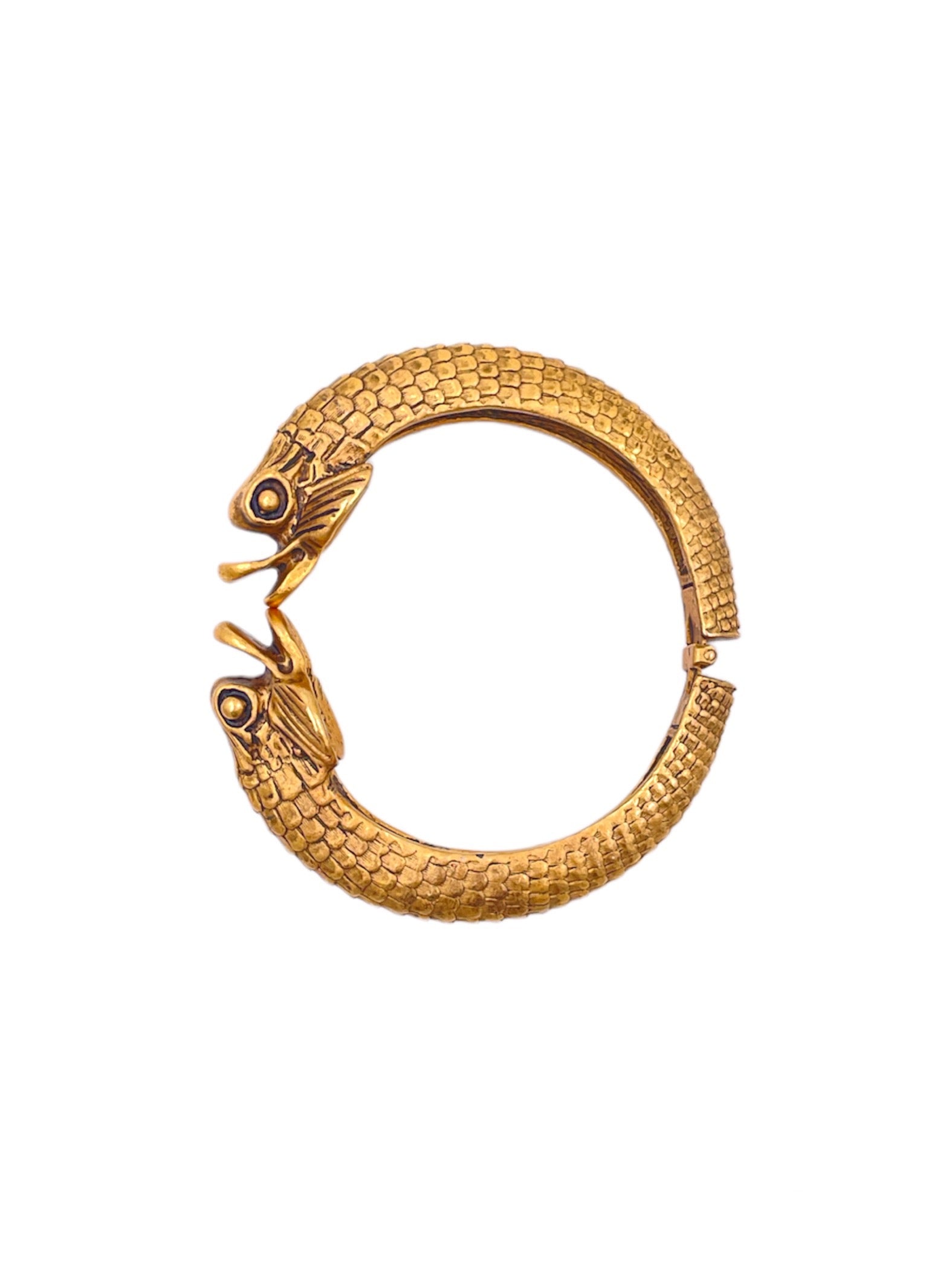 Elizabeth Cole double fish Bangle - The Kit Vintage