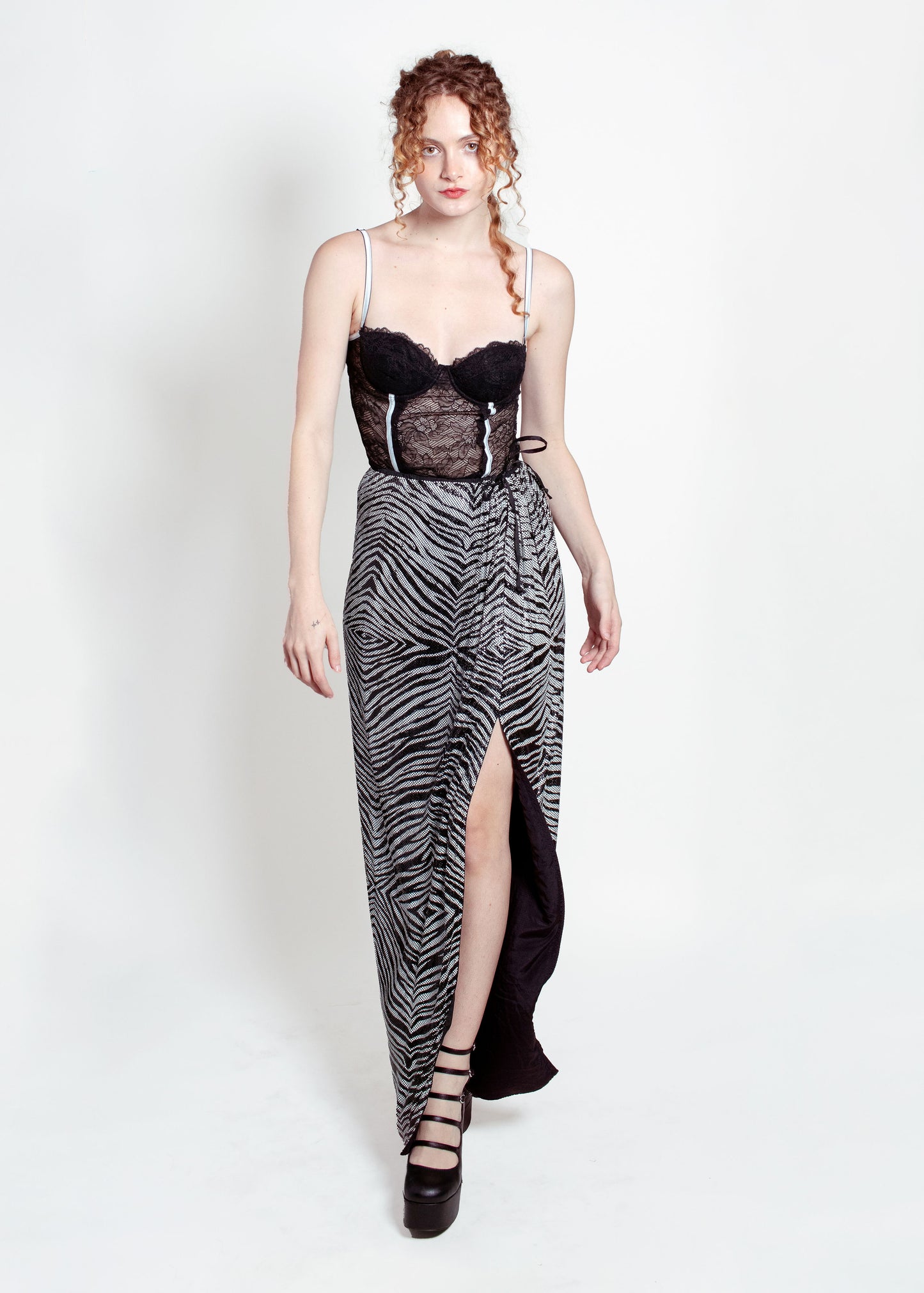 Ferrara Zebra Metal Mesh Skirt