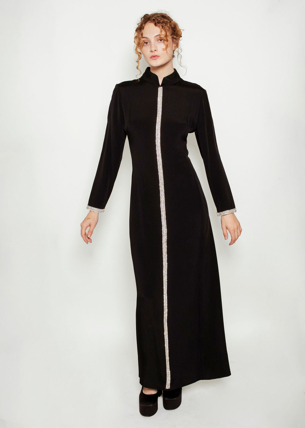 Lillie Rubin Crystal Encrusted Gown – The Kit Vintage Lillie Rubin Crystal Encrusted Gown – The Kit Vintage