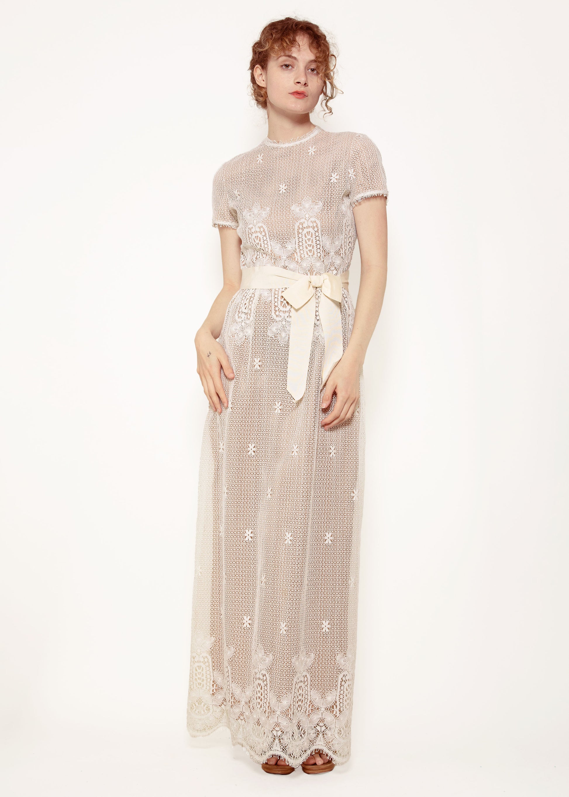 Pat Sandler Lace Gown - The Kit Vintage