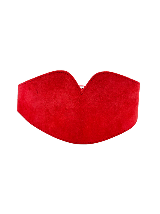 Sonia Rykiel Red Suede Lips Belt