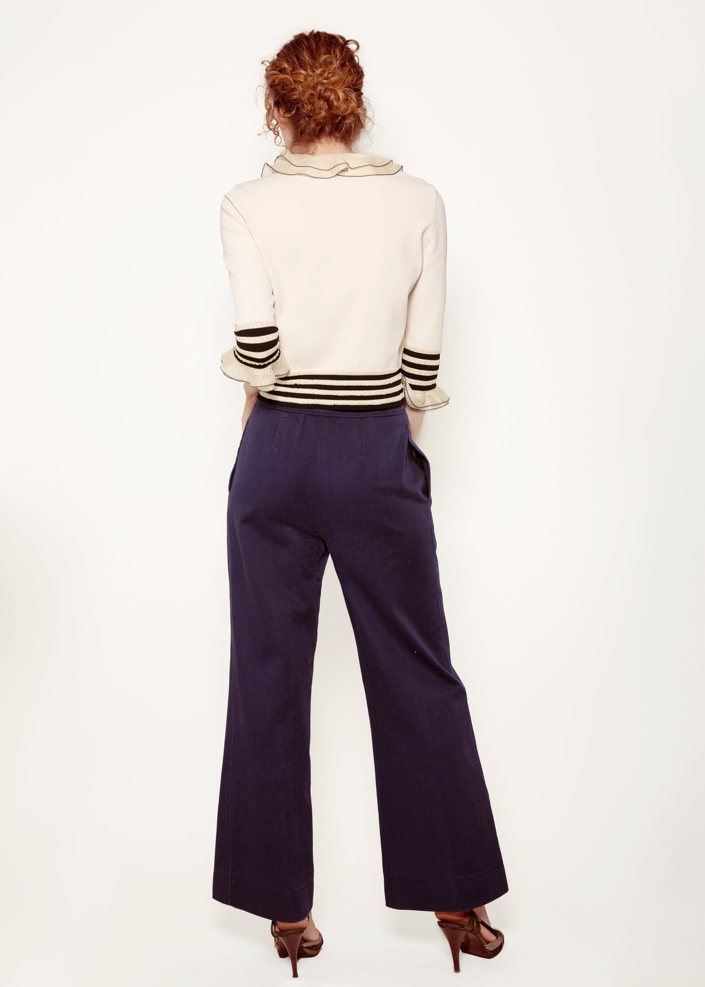 Courreges Navy Pants