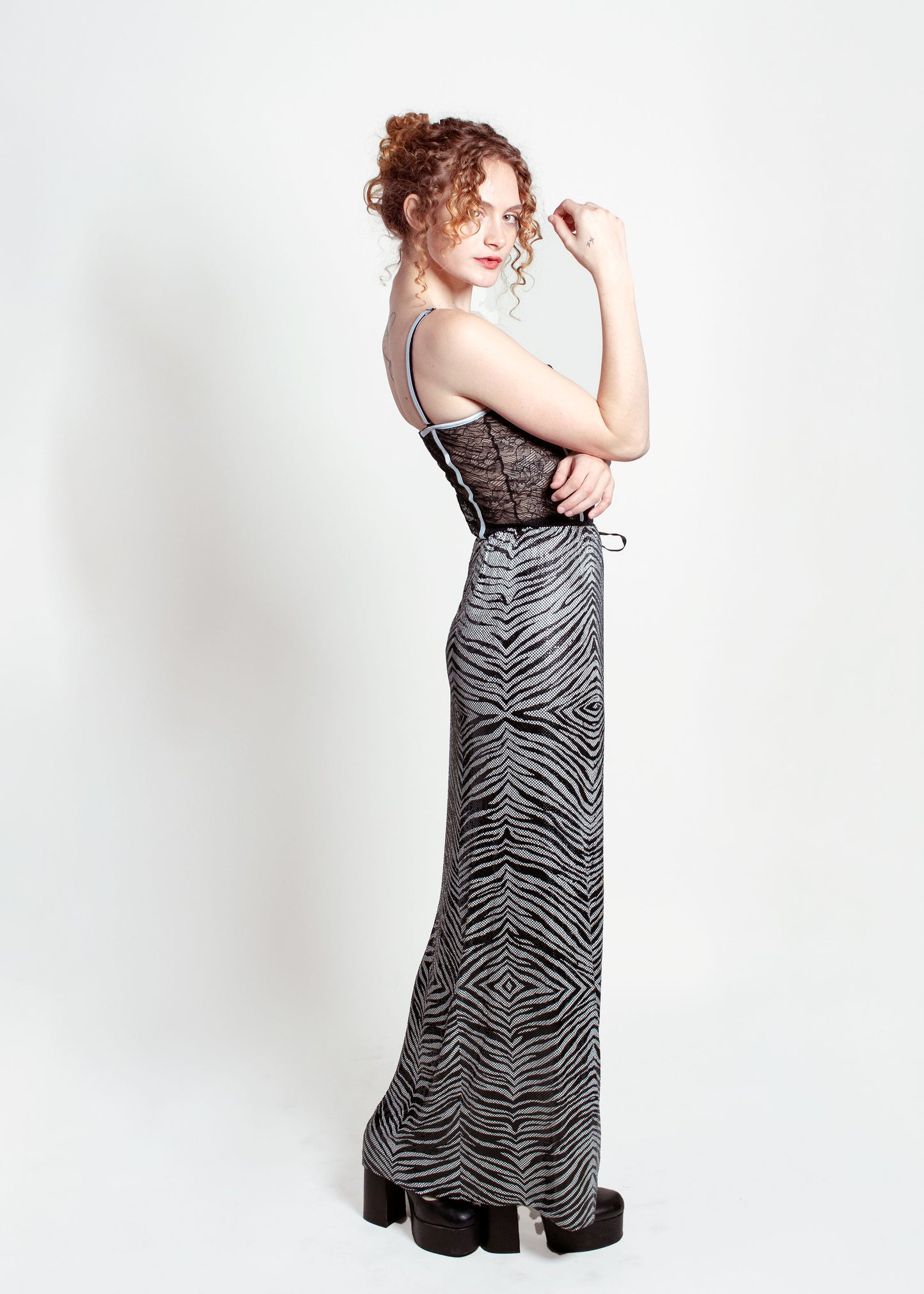 Ferrara Zebra Metal Mesh Skirt