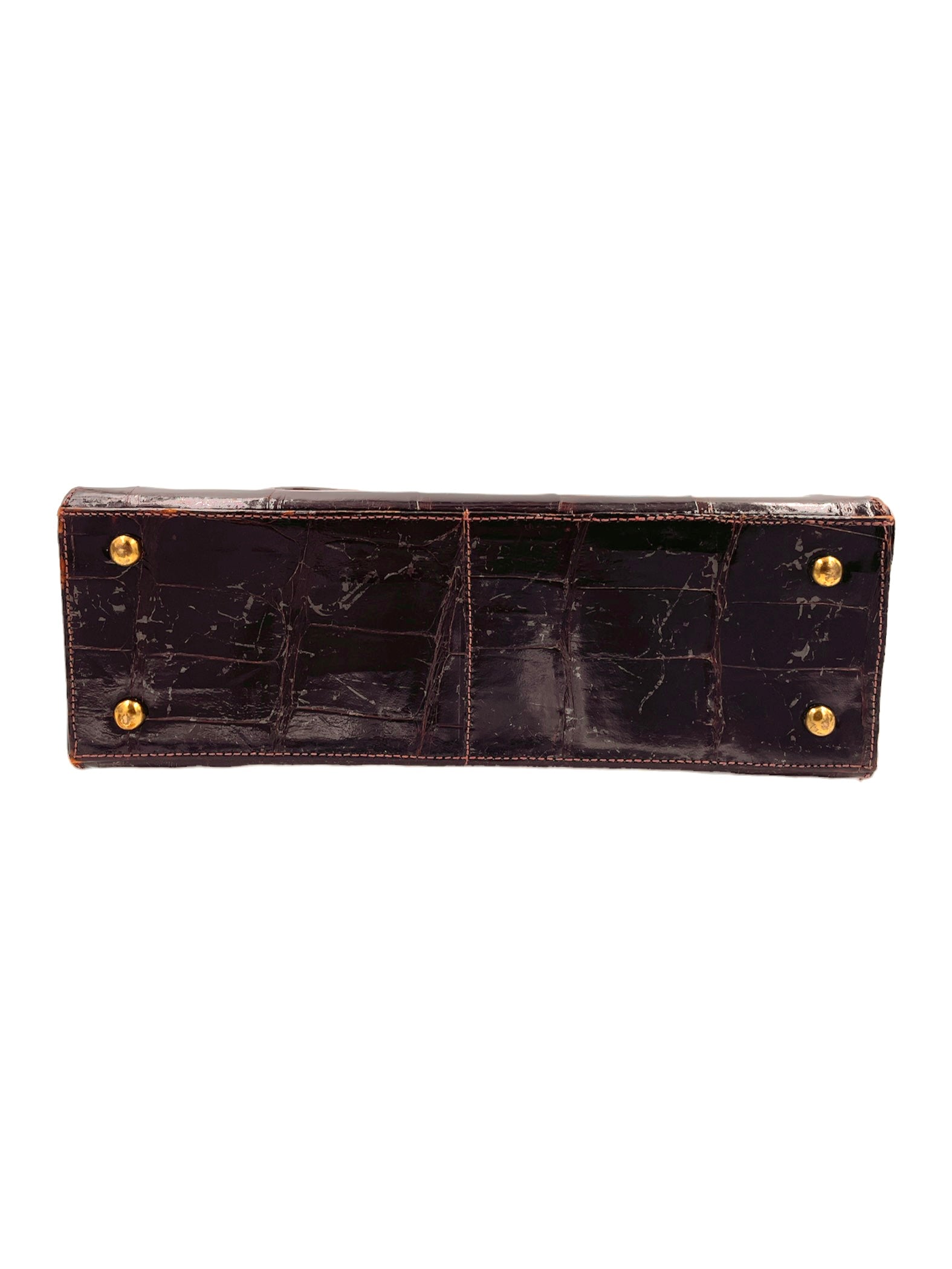 Sterling Alligator Purse - The Kit Vintage