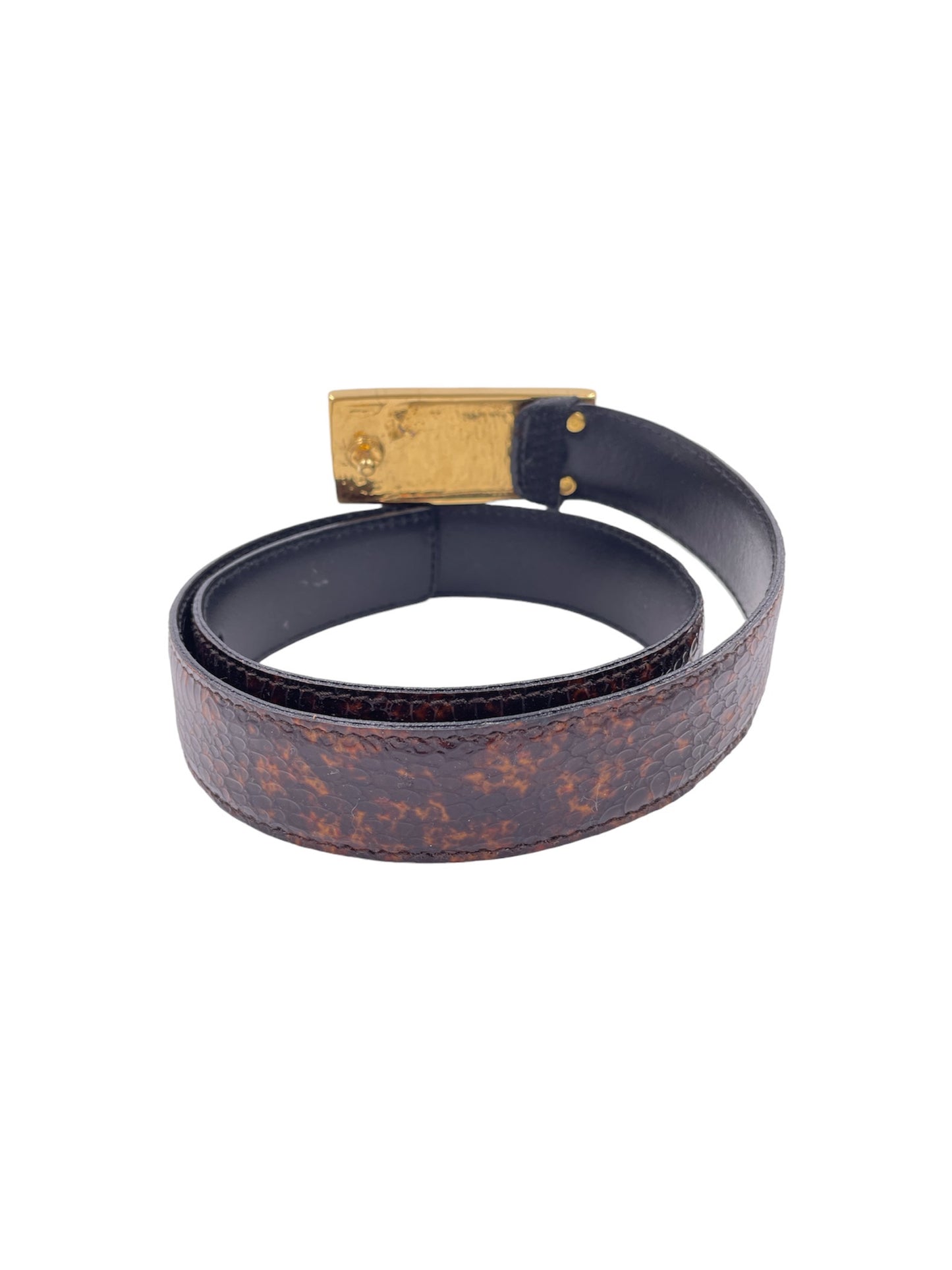 Escada Tortoise Buckle Belt