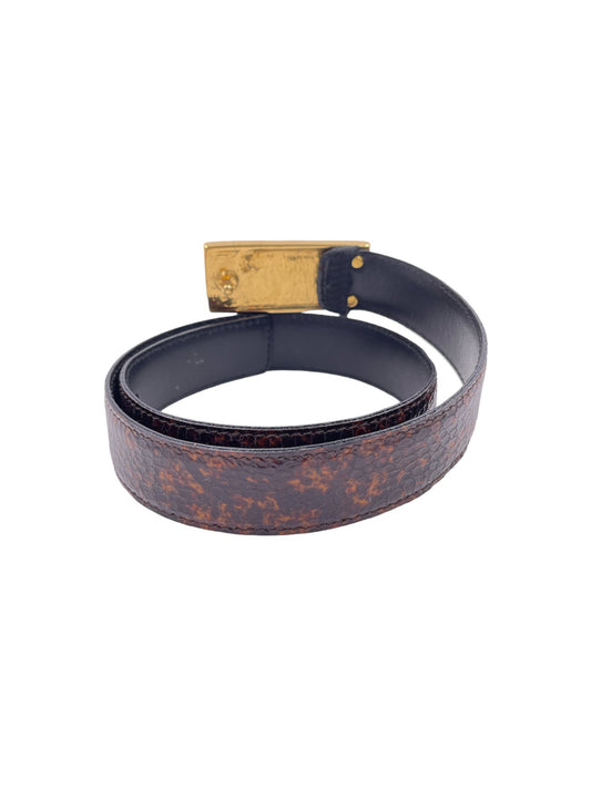 Escada Tortoise Buckle Belt - The Kit Vintage