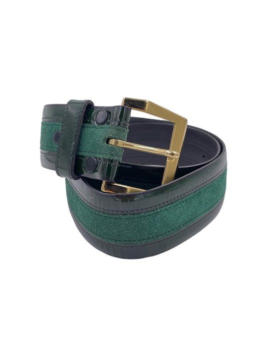 Bullocks Green Suede Belt - The Kit Vintage