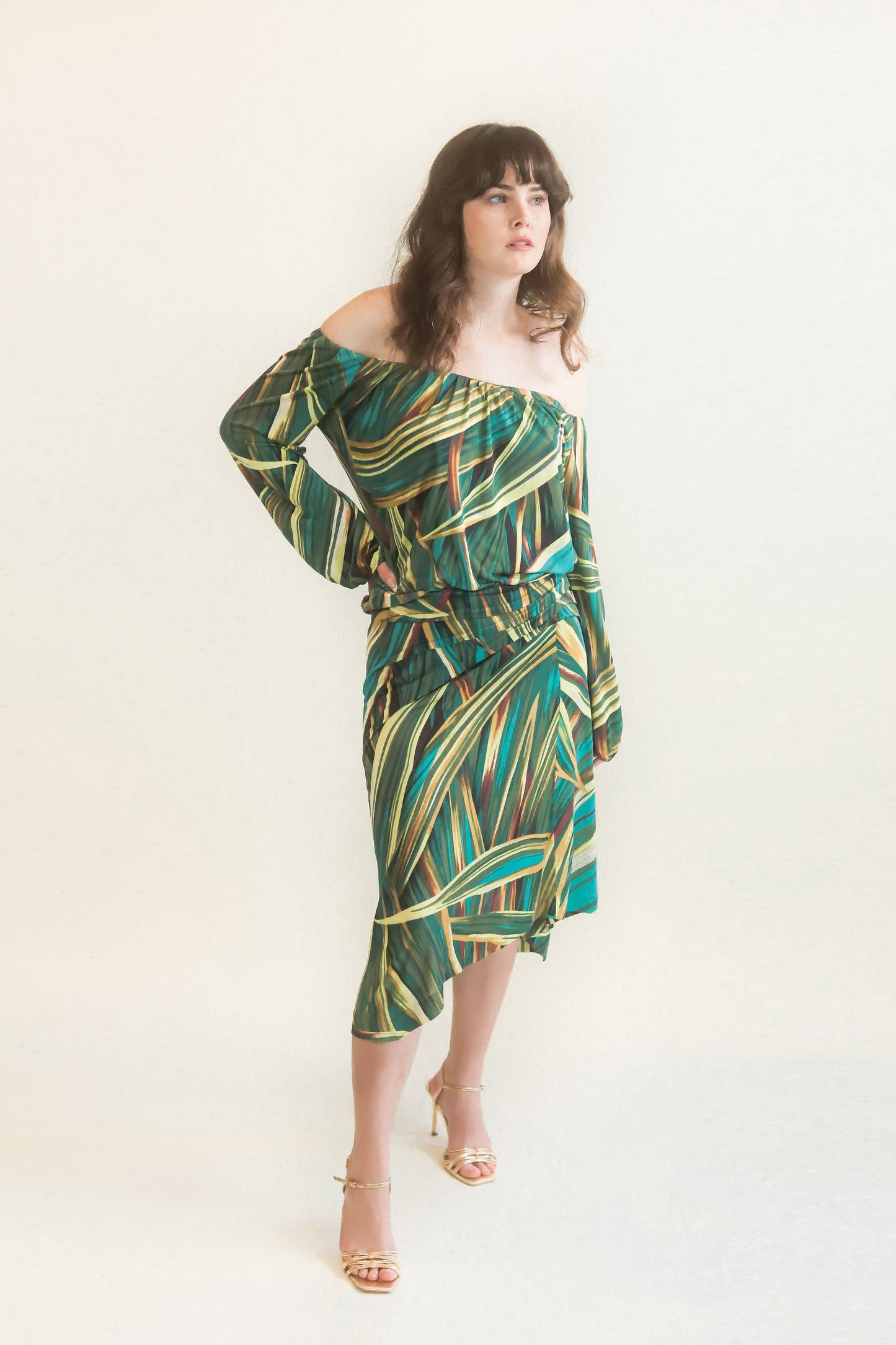 Kenzo Jersey Jungle Print Skirt Set - The Kit Vintage