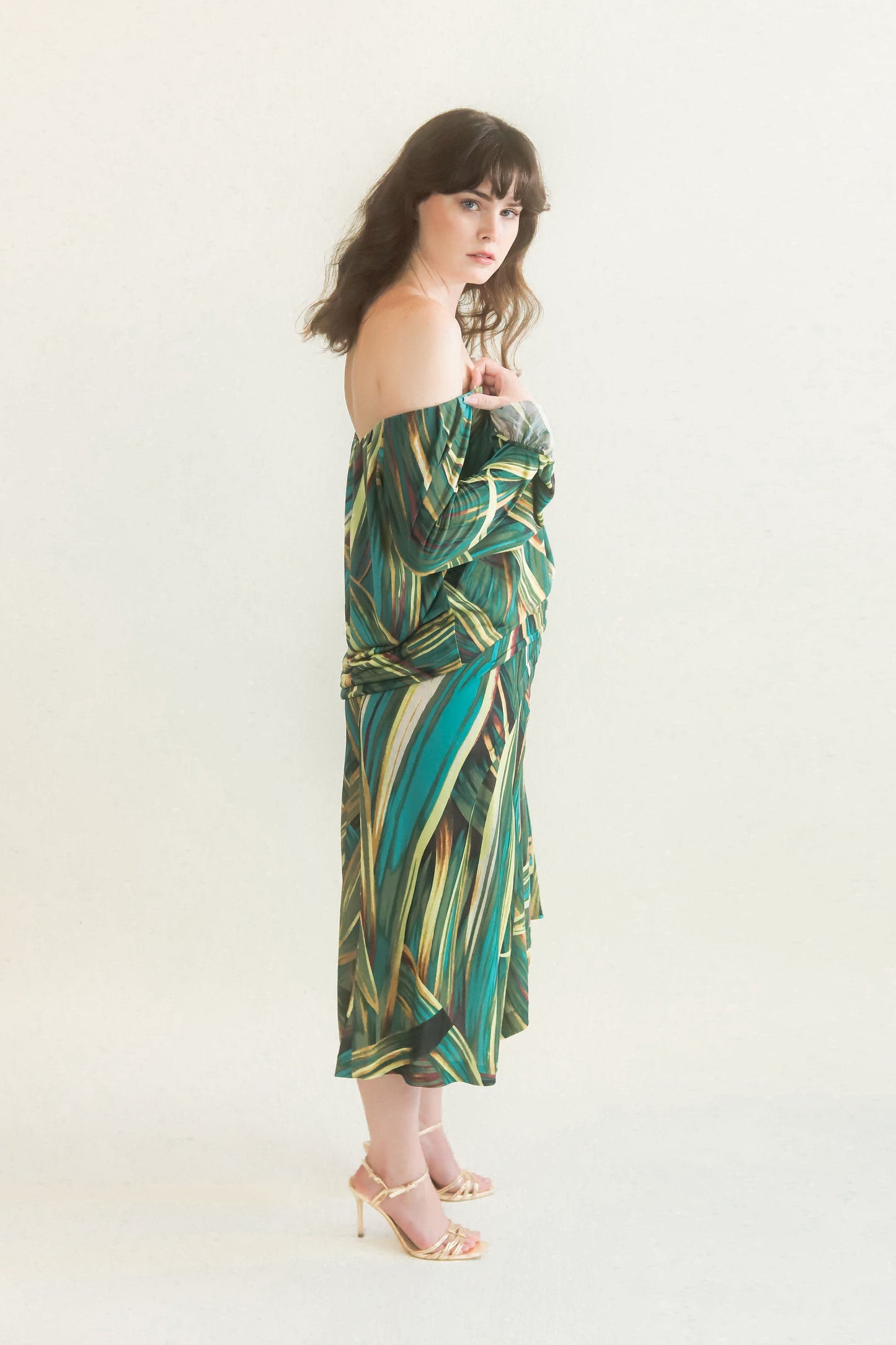 Kenzo Jersey Jungle Print Skirt Set - The Kit Vintage