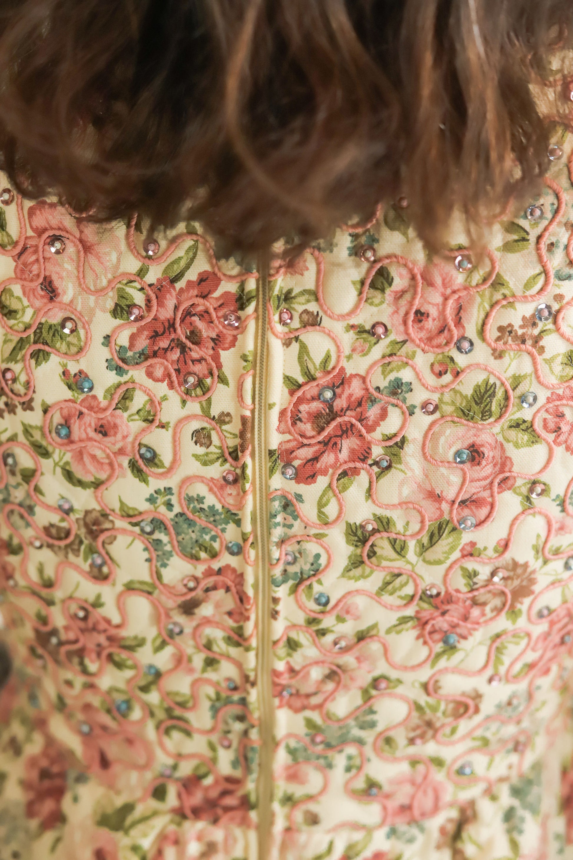 The Engle Shop Floral Quilted Dress - The Kit Vintage