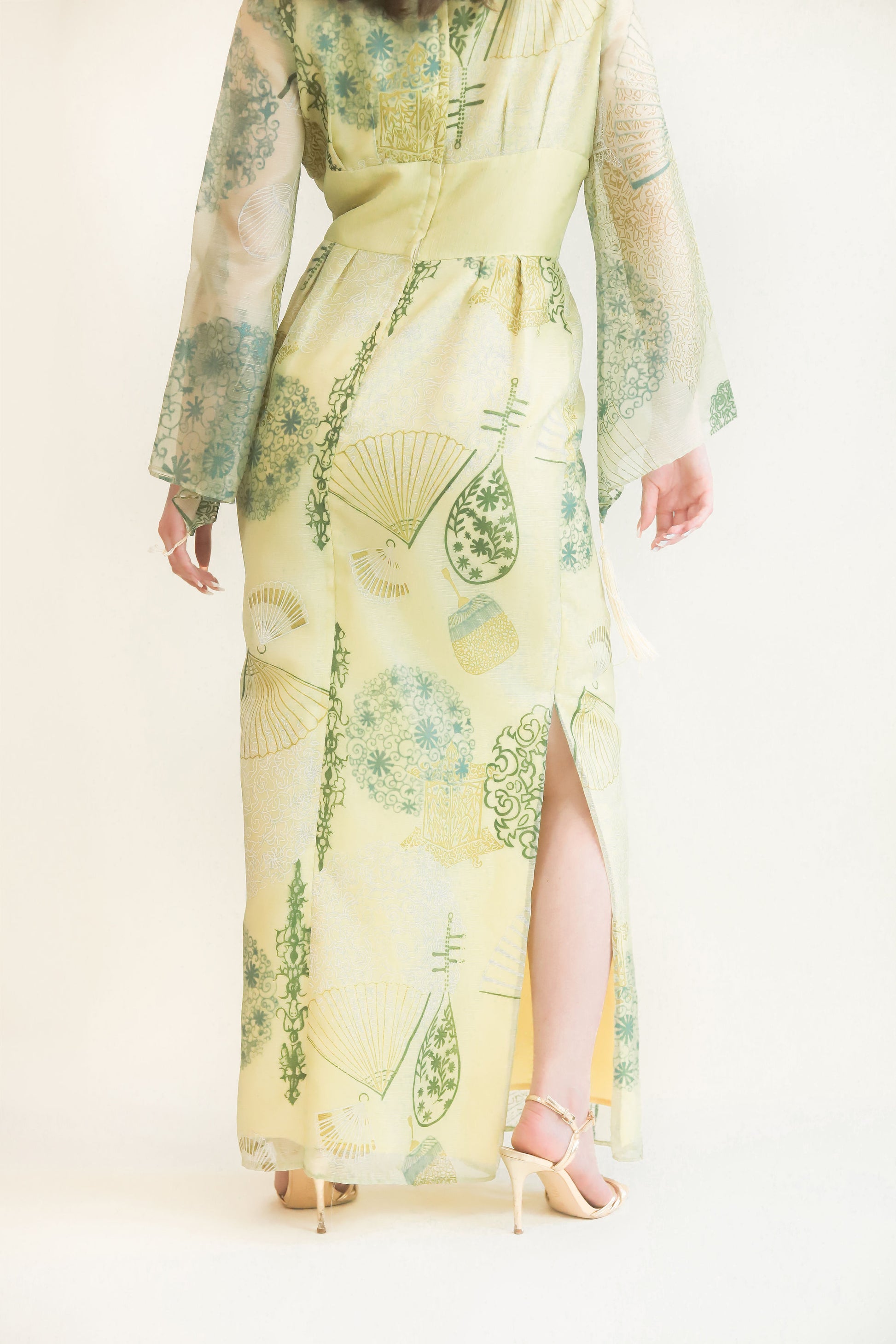 Alfred Shaheen 1960's Tassel Sleeve Dress - The Kit Vintage