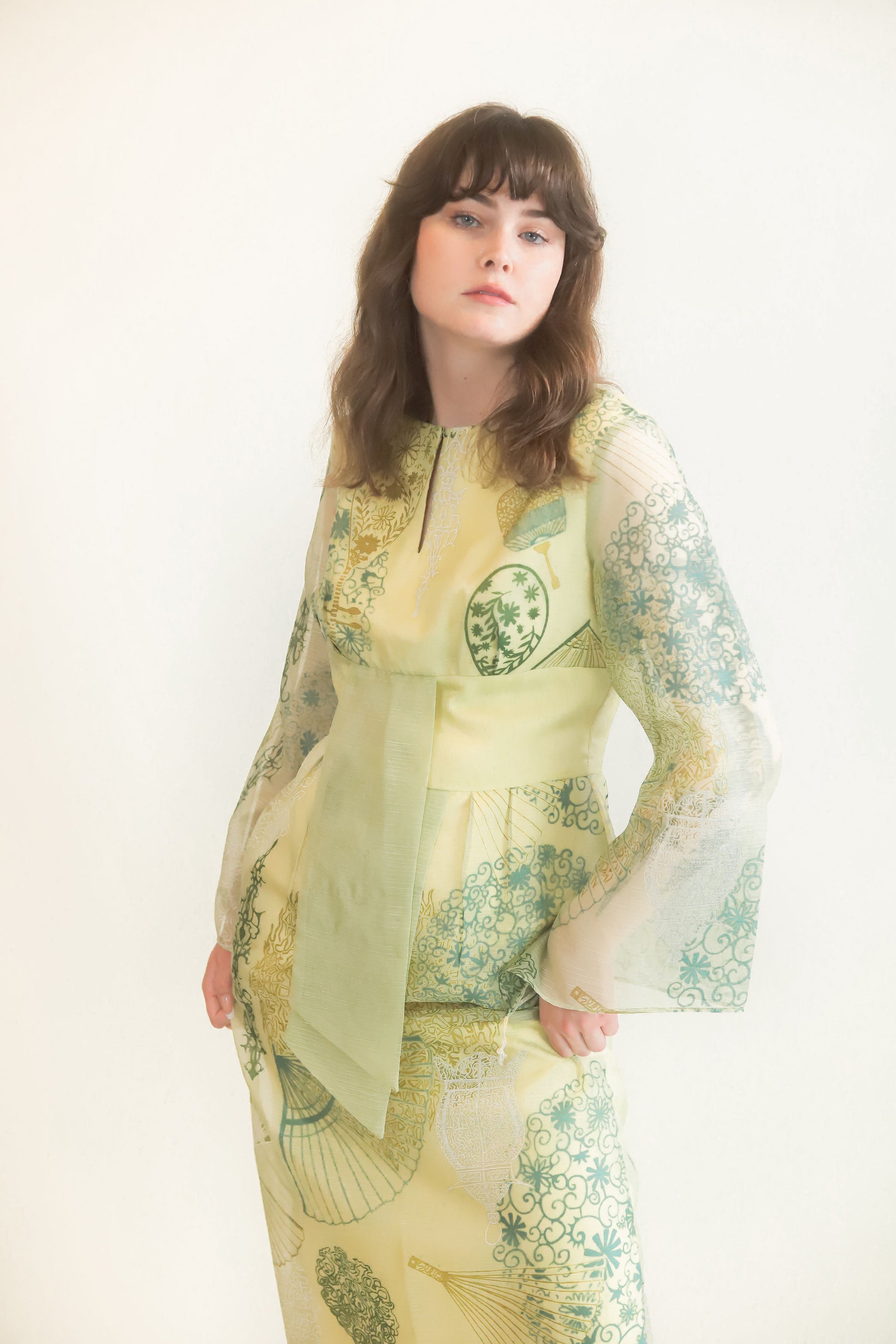 Alfred Shaheen 1960's Tassel Sleeve Dress - The Kit Vintage