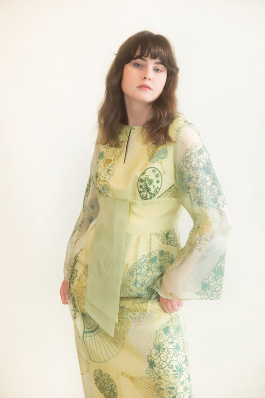 Alfred Shaheen 1960's Tassel Sleeve Dress - The Kit Vintage