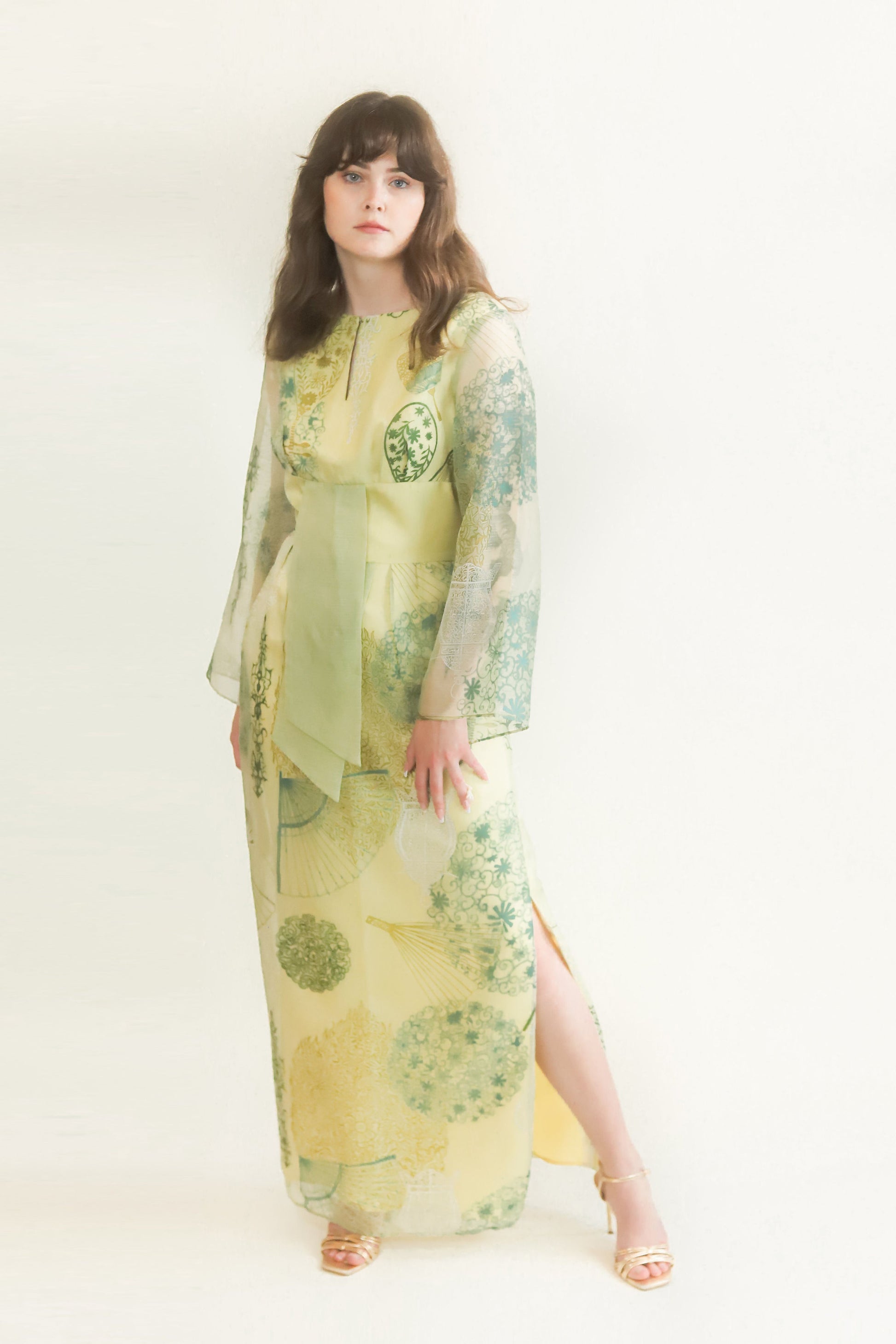 Alfred Shaheen 1960's Tassel Sleeve Dress - The Kit Vintage