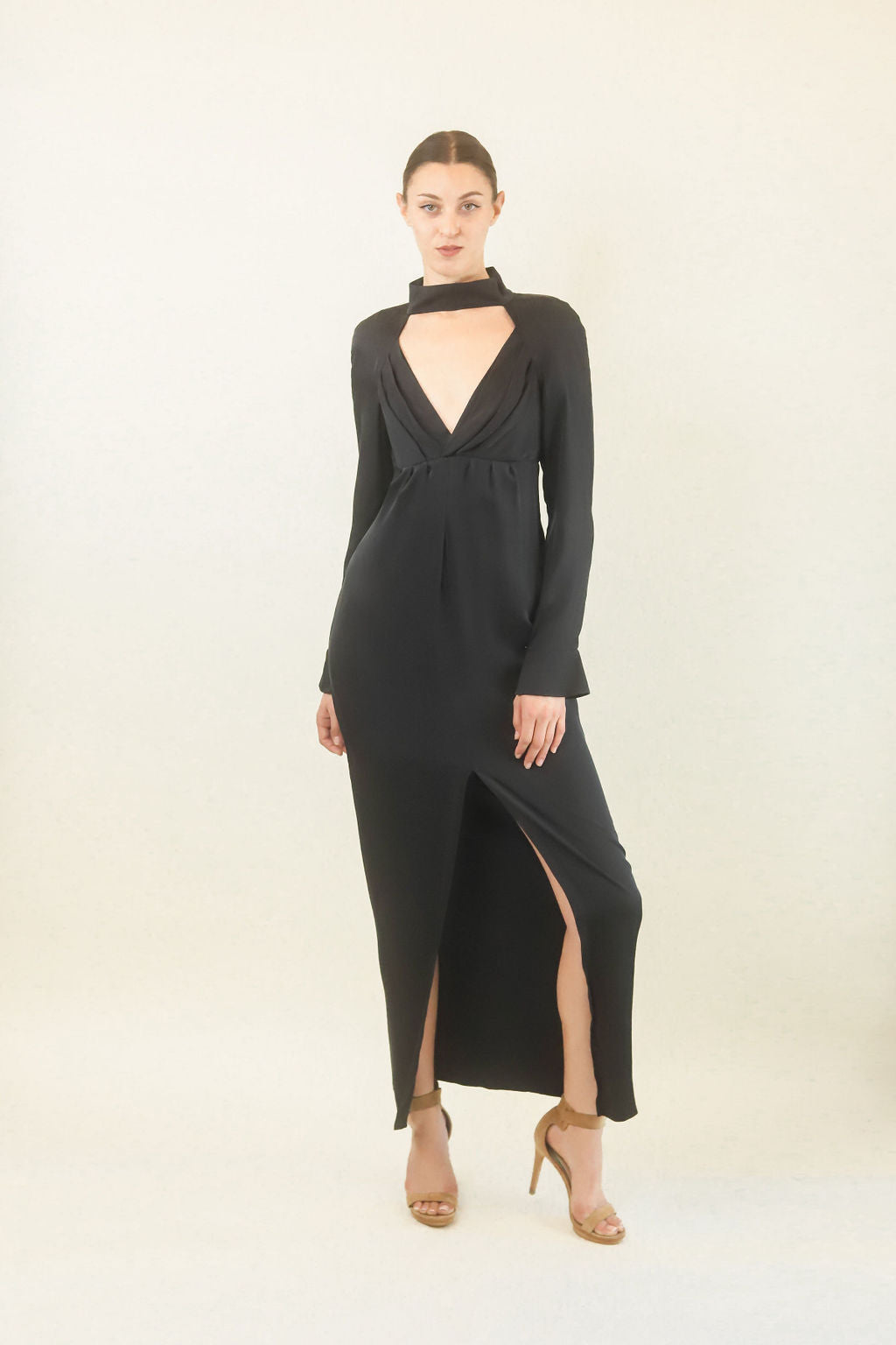 Chanel Fall 2009 Silk Black Dress - The Kit Vintage