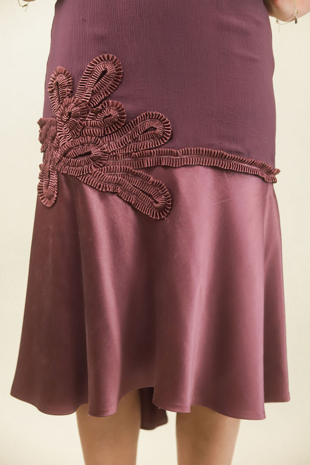 Carlos Miele Plum Cocktail Dress - The Kit Vintage
