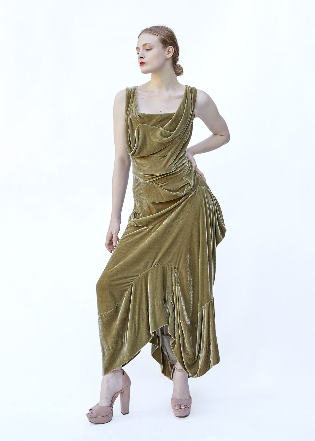 Vivienne Westwood Gold Label Velvet Corset Gown