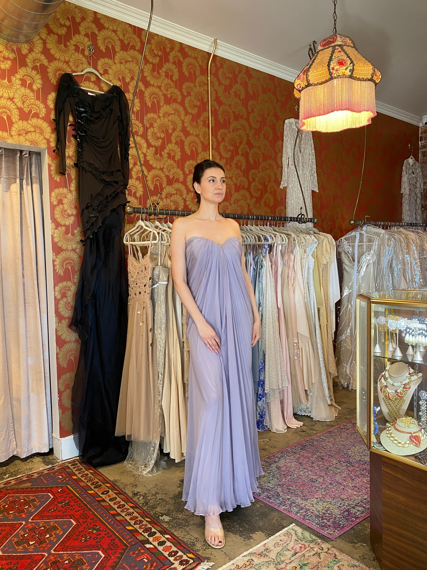 Alexander McQueen 2011 Lavender Silk Chiffon Gown - The Kit Vintage