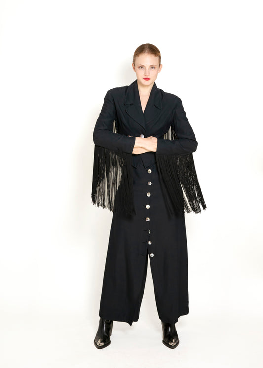 Martine Sitbon Fringe Top/Pant Set - The Kit Vintage