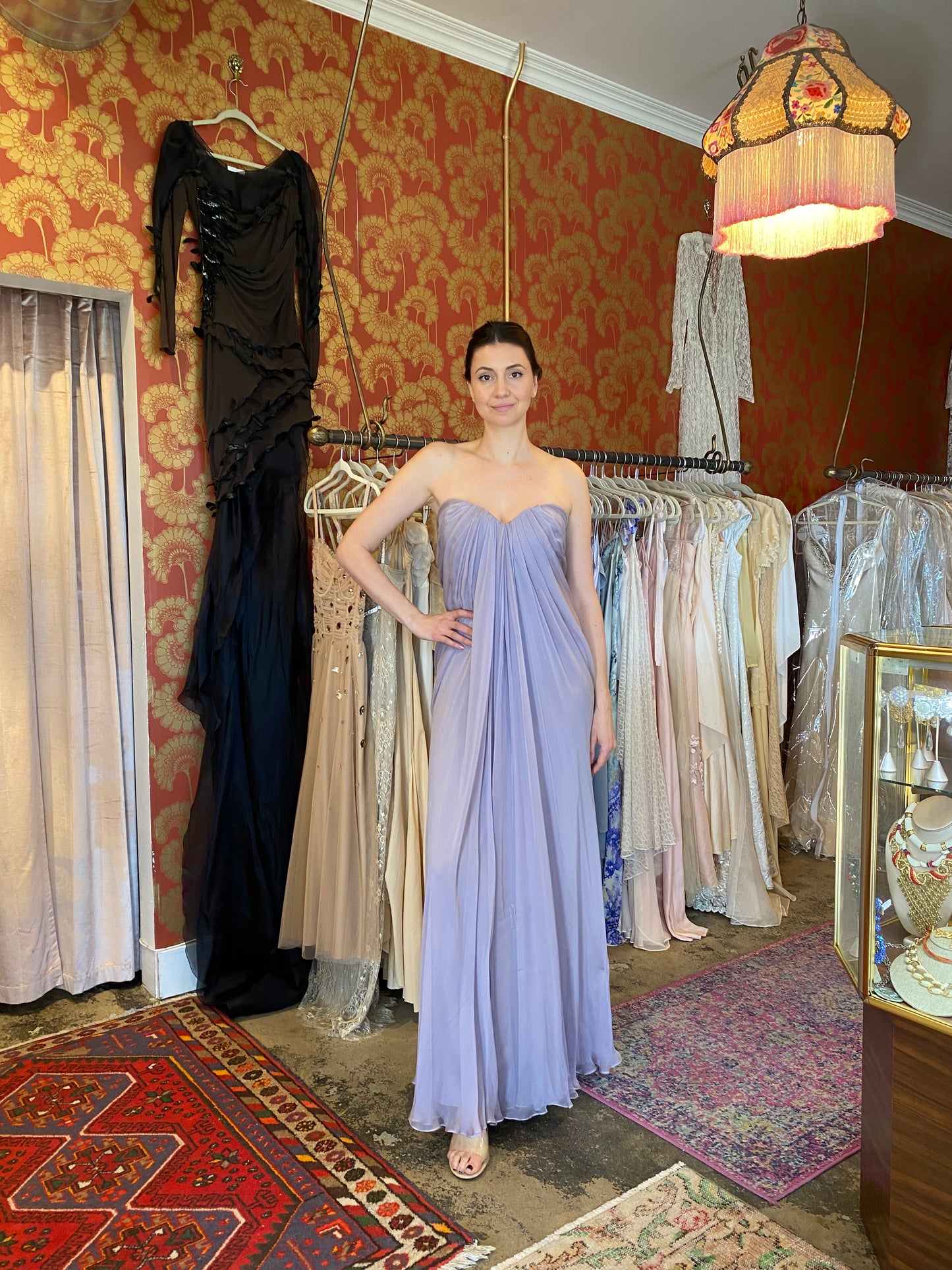 Alexander McQueen 2011 Lavender Silk Chiffon Gown - The Kit Vintage