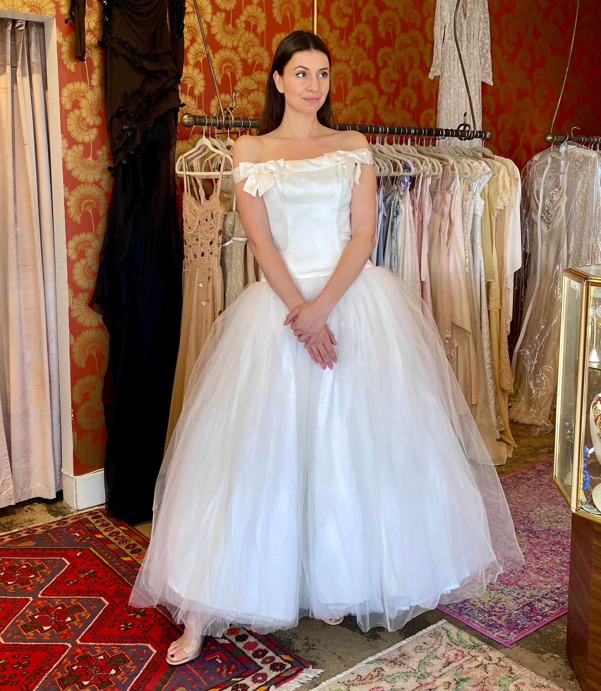 Evening Gowns Neiman Marcus Off The Shoulder Dress 1997 Bob Evans