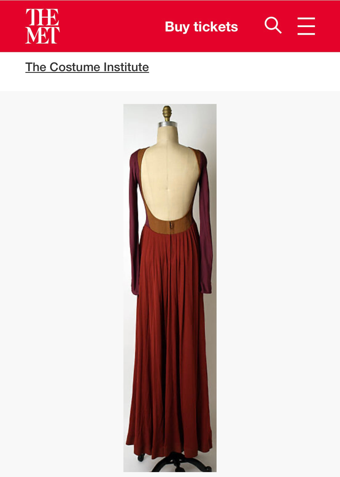 Documented Fall/ Winter 1991 Geoffrey Beene Black Jersey Open Back Gown - The Kit Vintage