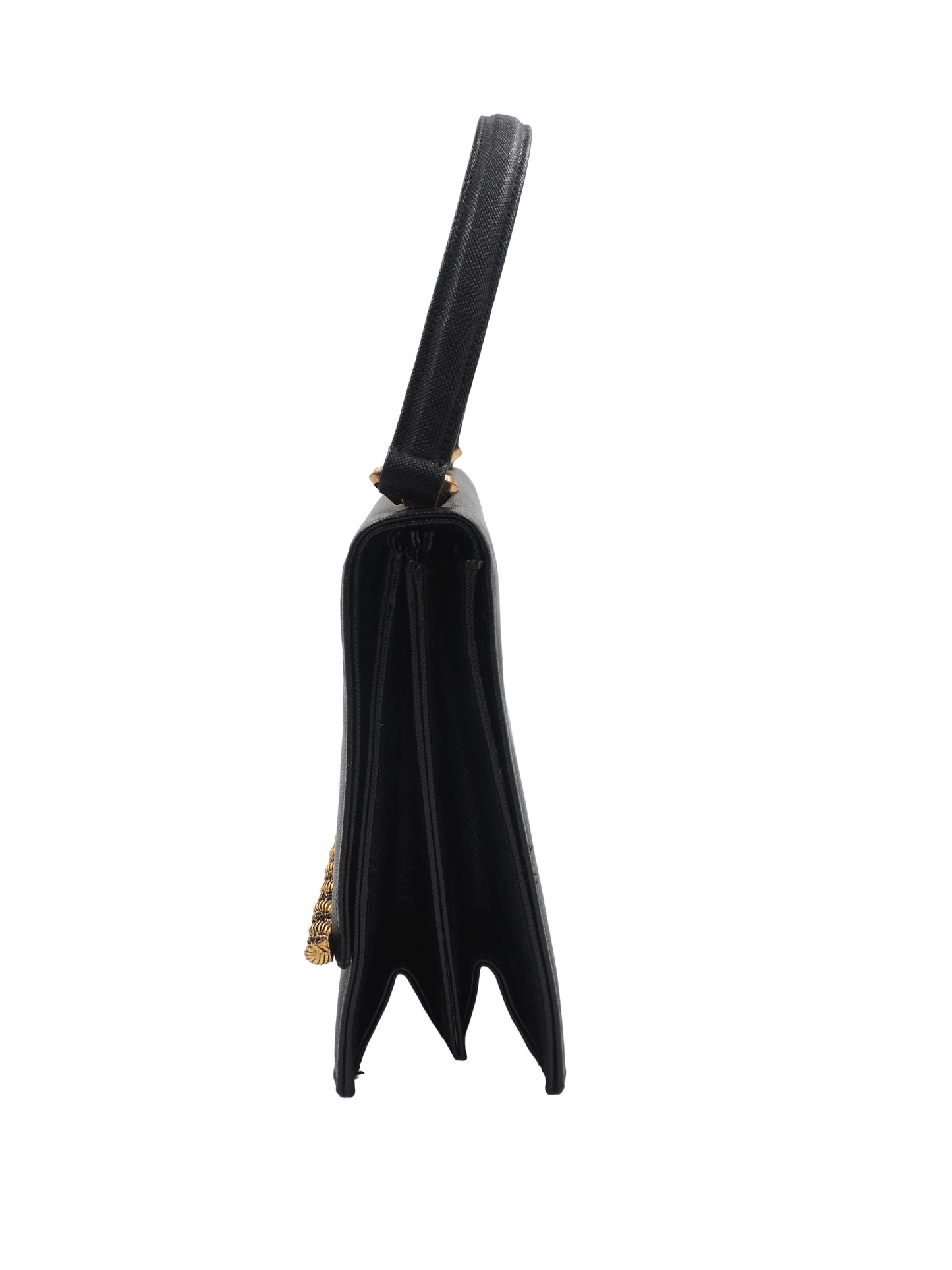 Black 1950's bag with Gold Trim