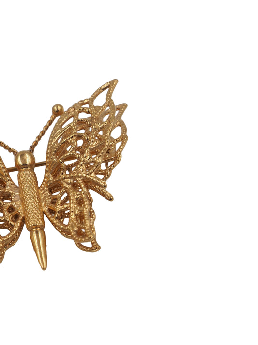  Butterfly Gold Brooch-