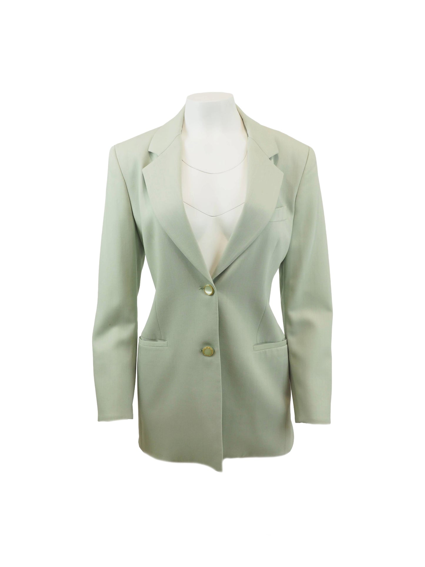 Byblos Mint Green Skirt Suit
