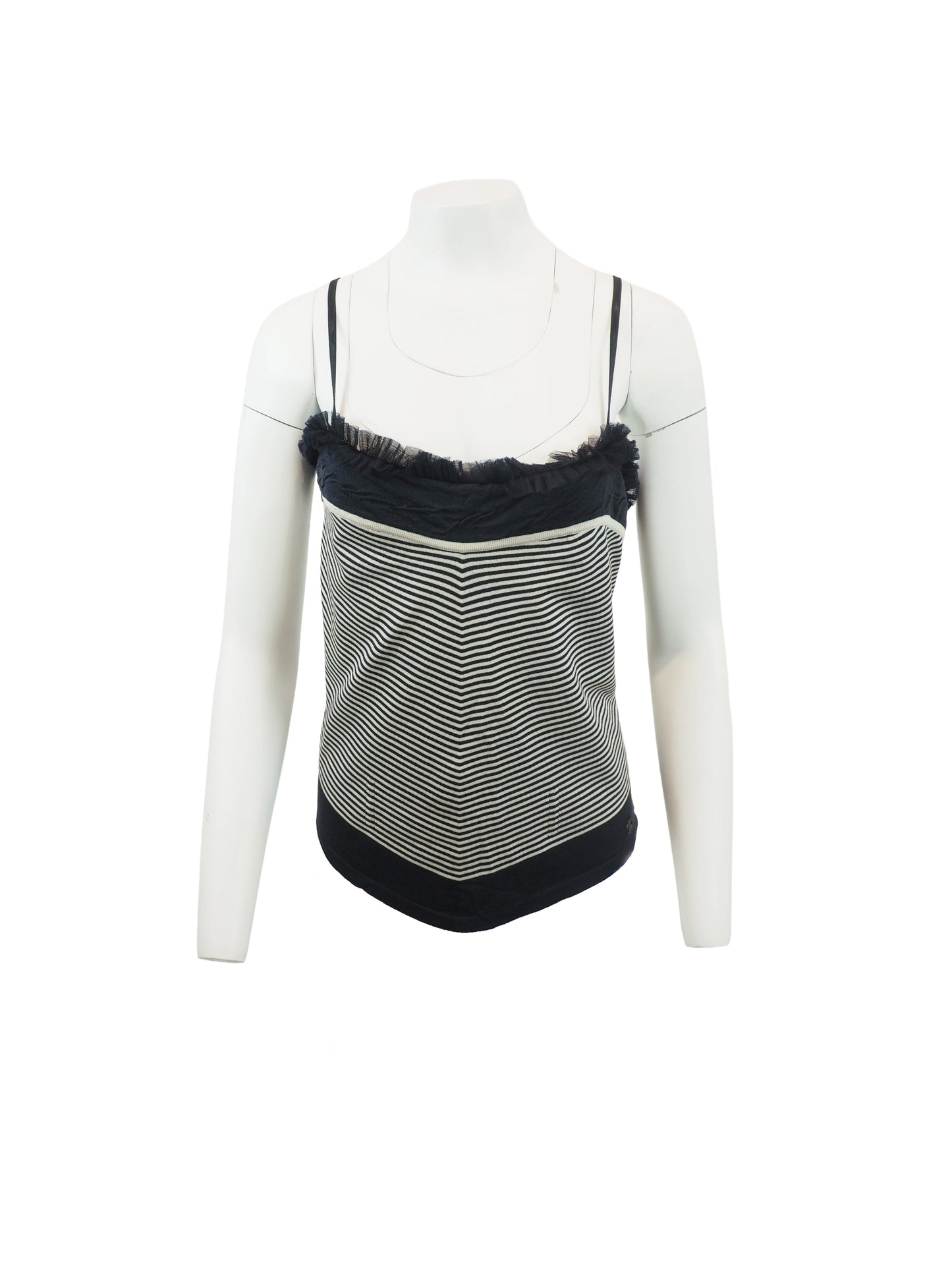 Chanel 2002 Cruise Navy/White Stripe Camisole