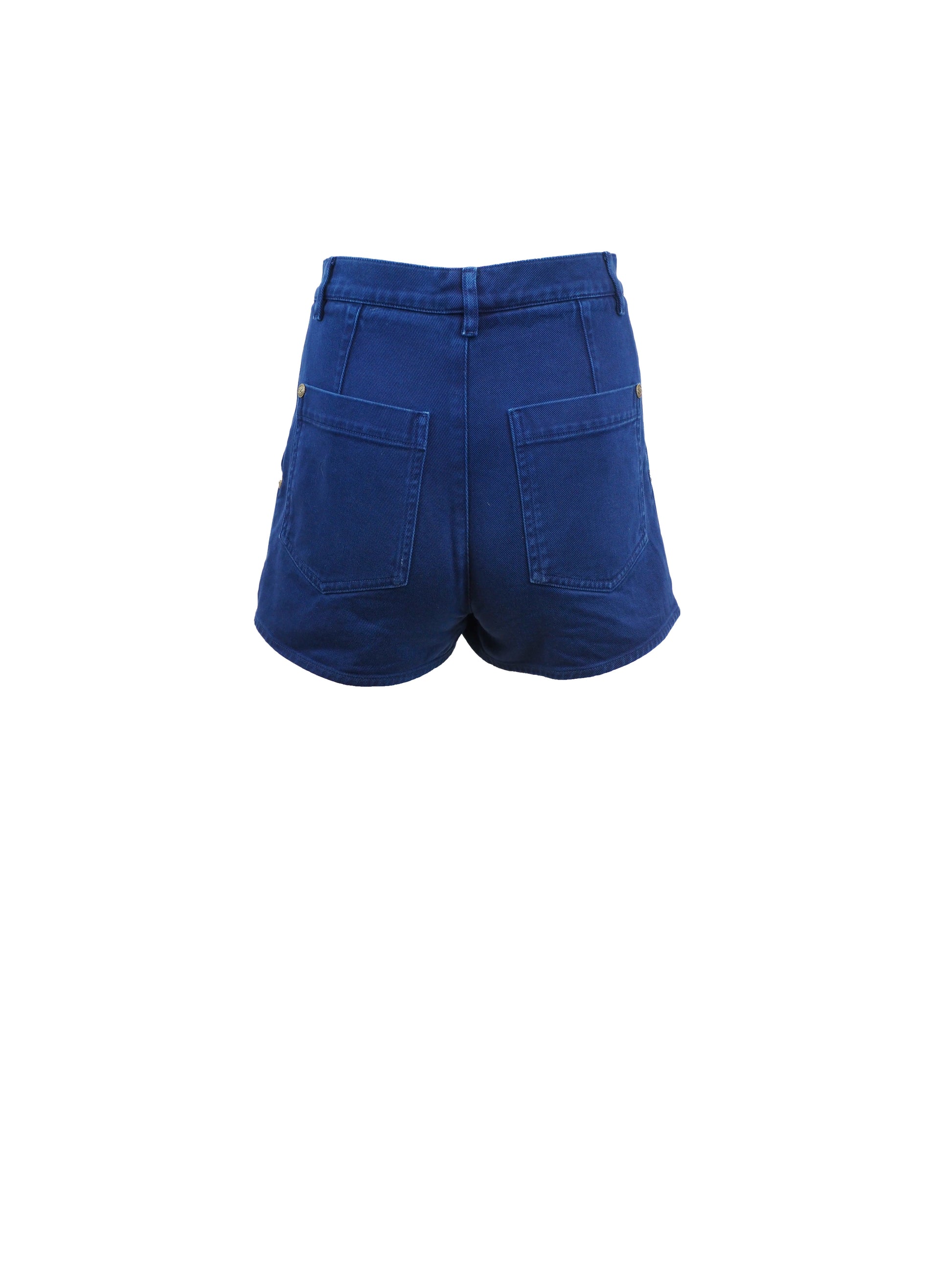 Chanel Navy Shorts W Belt