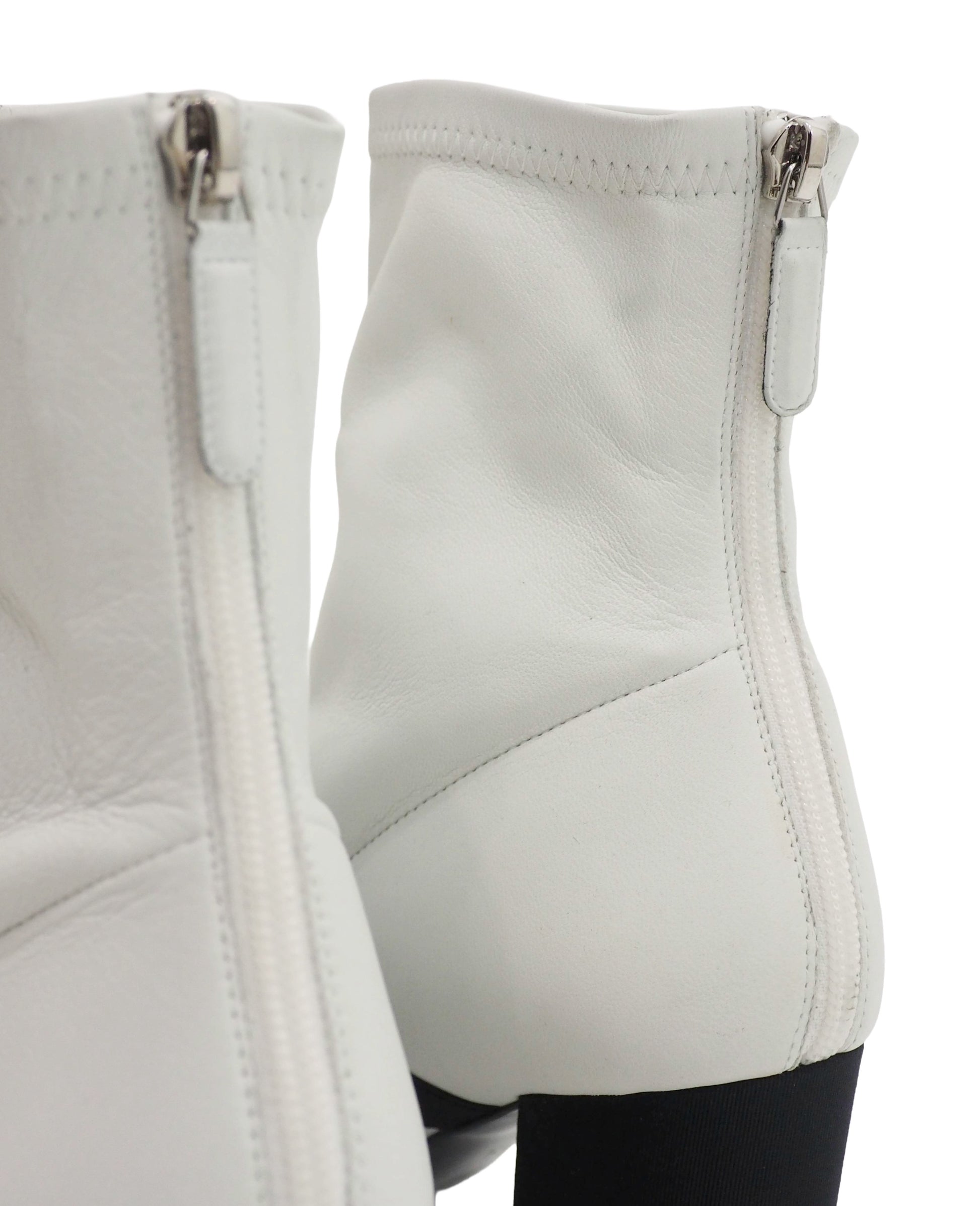 Chanel W Leather Boots 