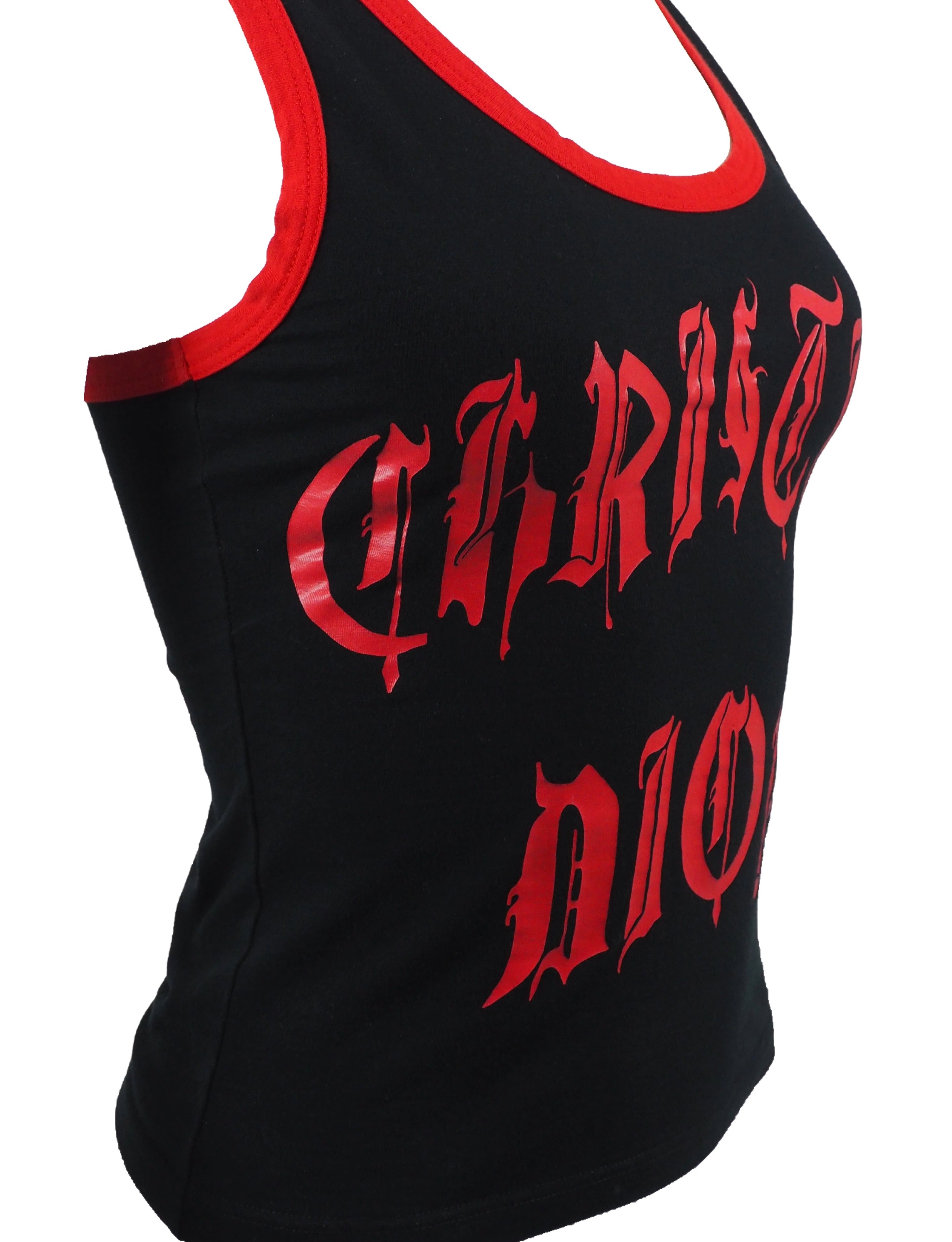 Christian Dior by John Galliano Spring 2002 Black/Red Tank – The