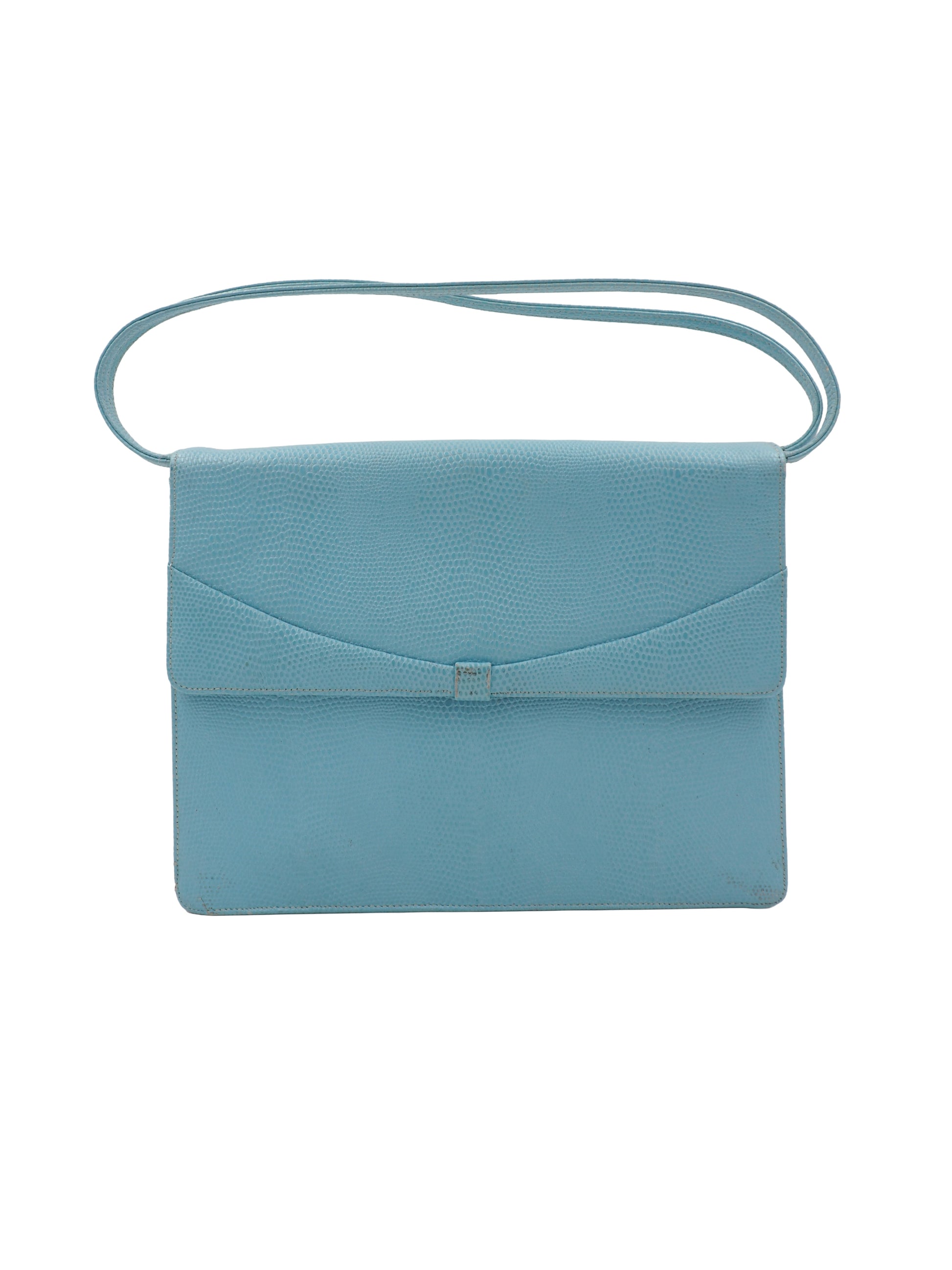 Coblentz Original Sky Blue Lizard Handbag