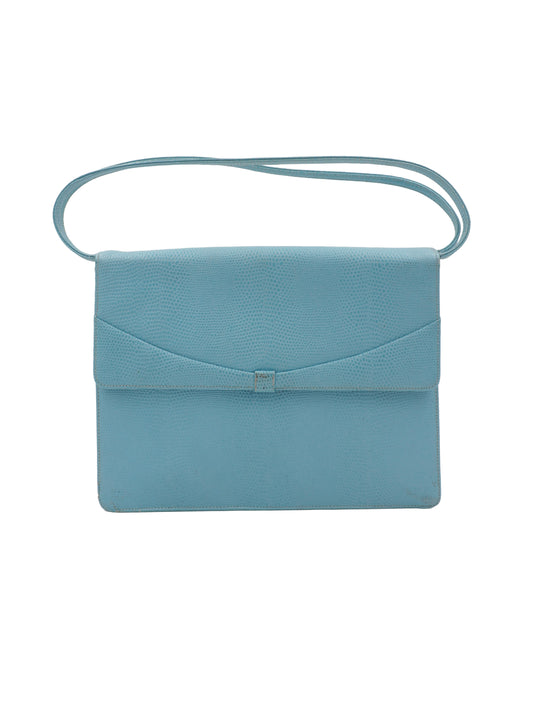 Coblentz Original Sky Blue Lizard Handbag
