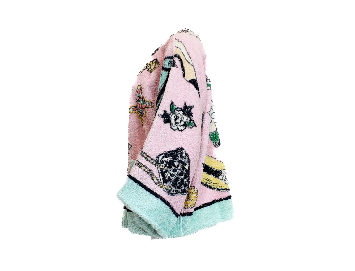 Chanel Spring 1994 Terrycloth Pink Jacket