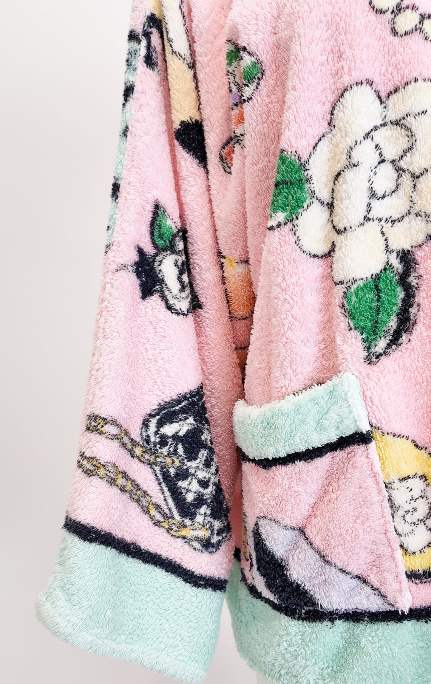 Chanel Spring 1994 Terrycloth Pink Jacket