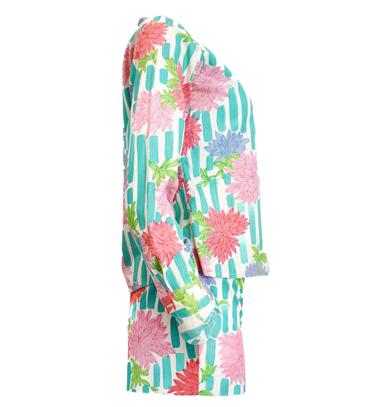 Emilio Pucci Colorful Floral Shorts and Top Set