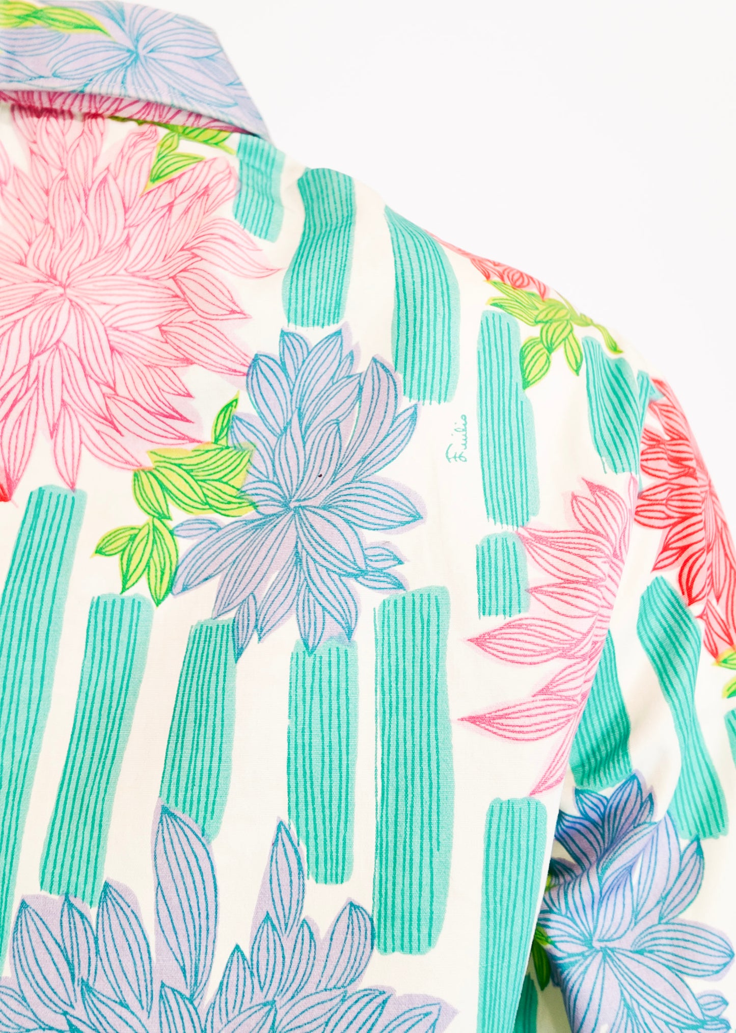 Emilio Pucci Colorful Floral Shorts and Top Set