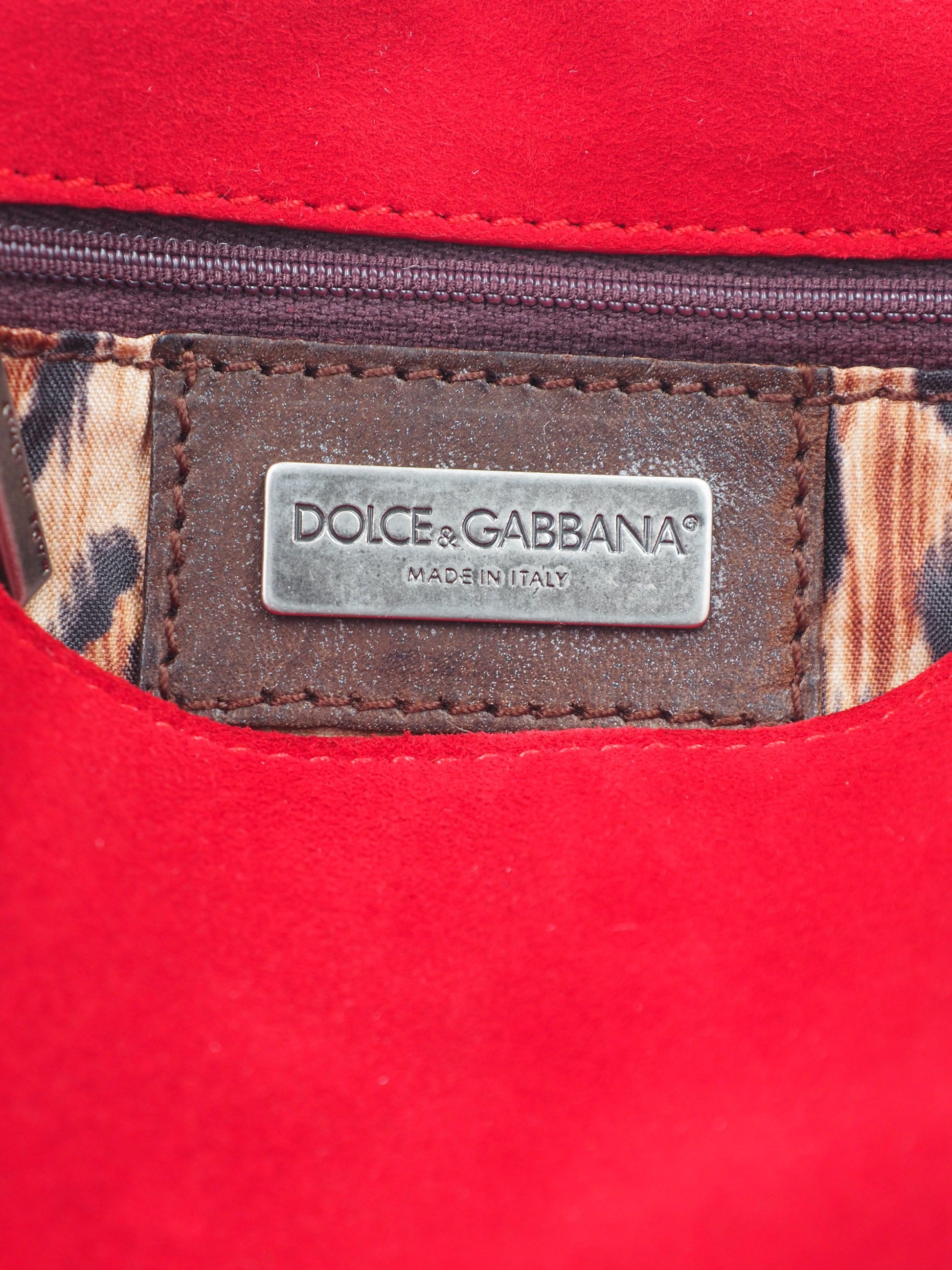 D&G Red Leather Purse