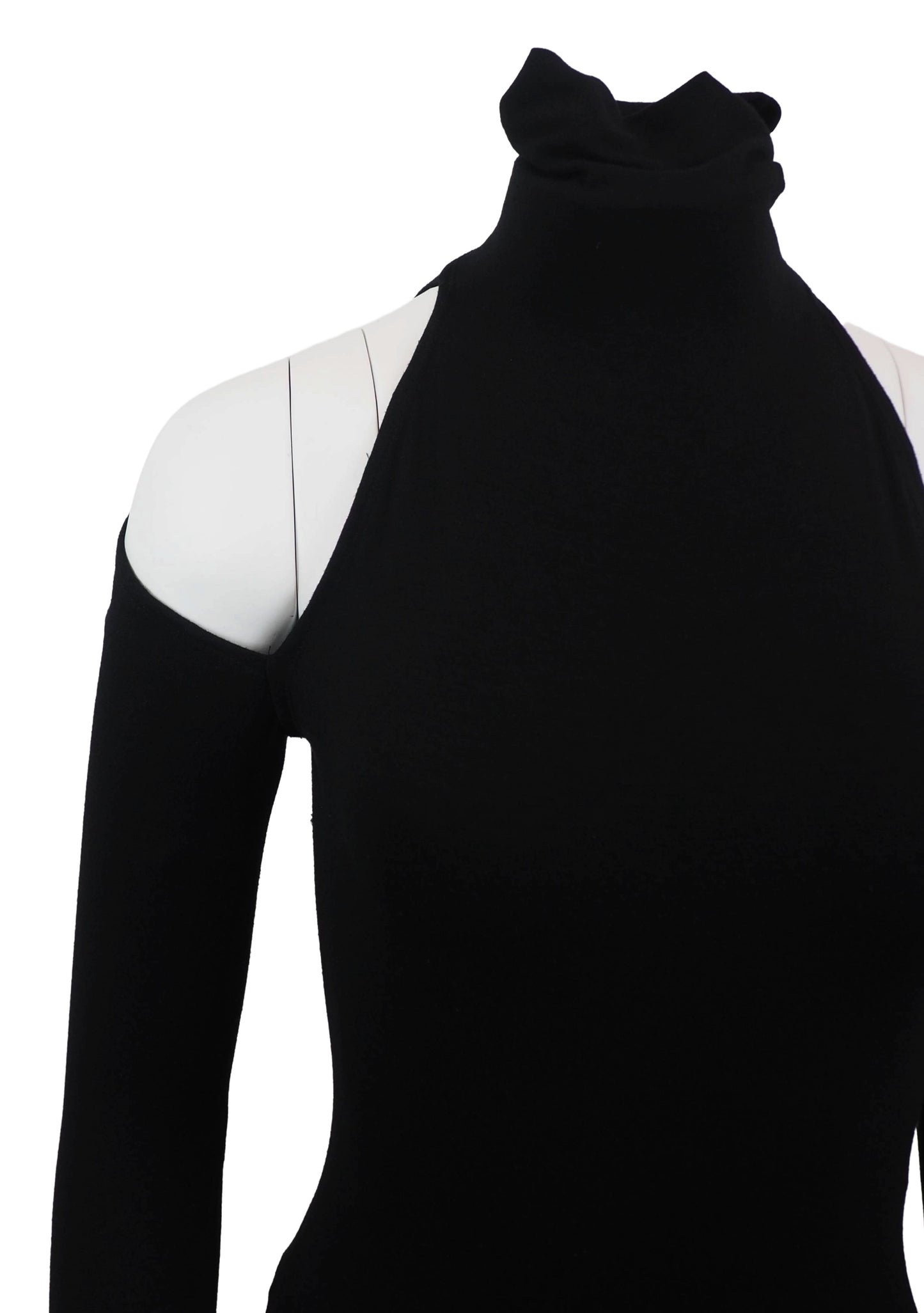 Donna Karan Shoulder Knit Gown