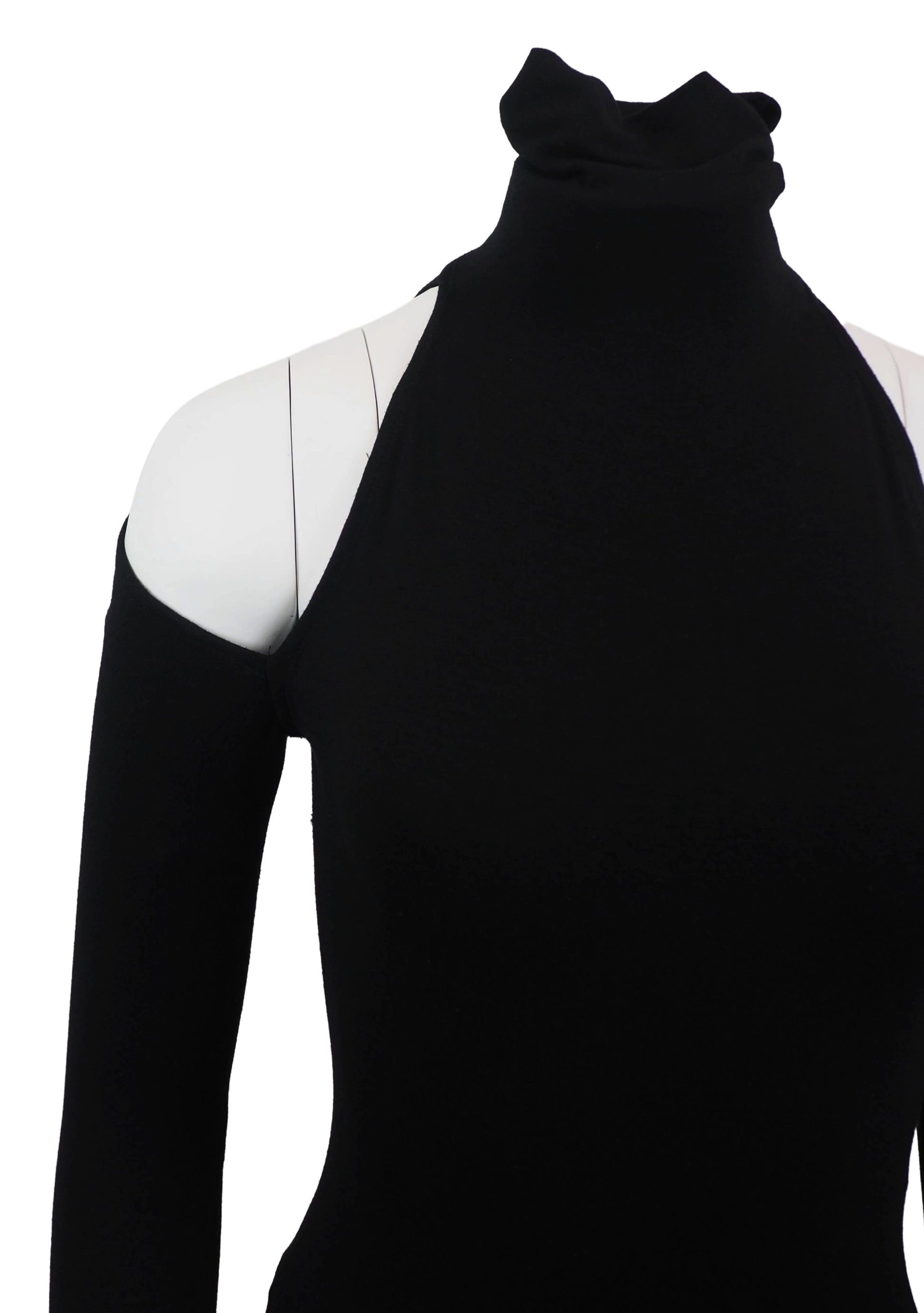 Donna Karan Shoulder Knit Gown