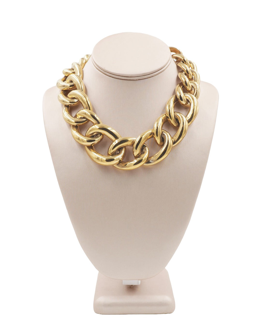 Givenchy Curb Link Gold Necklace