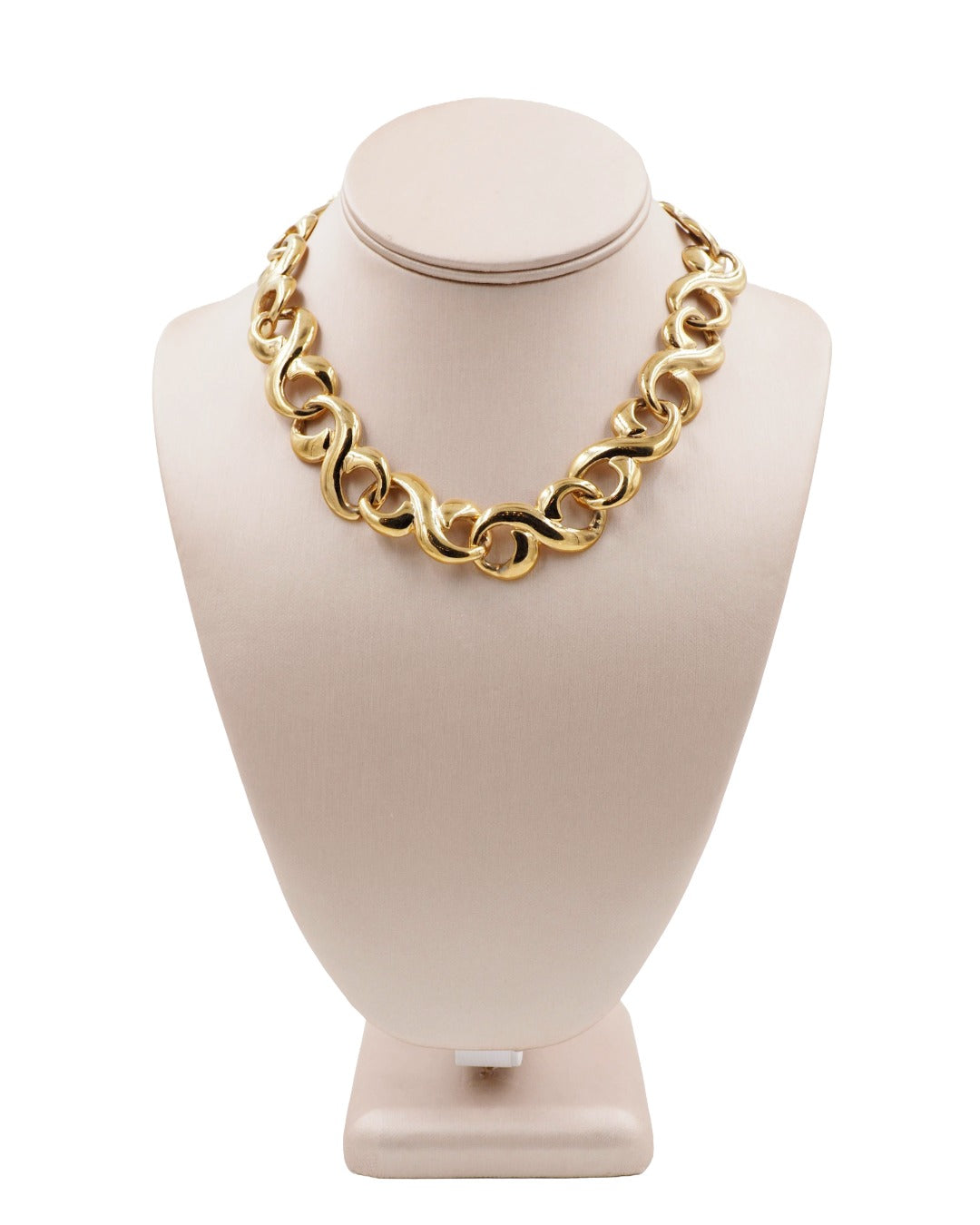 Givenchy Double Loop Gold Necklace