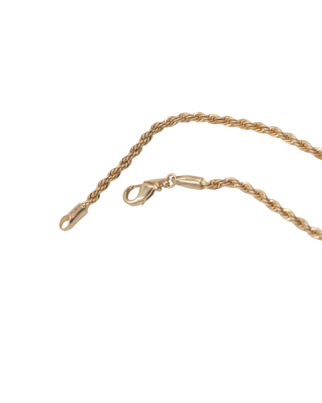 Gold necklace With Center Red Cabochon