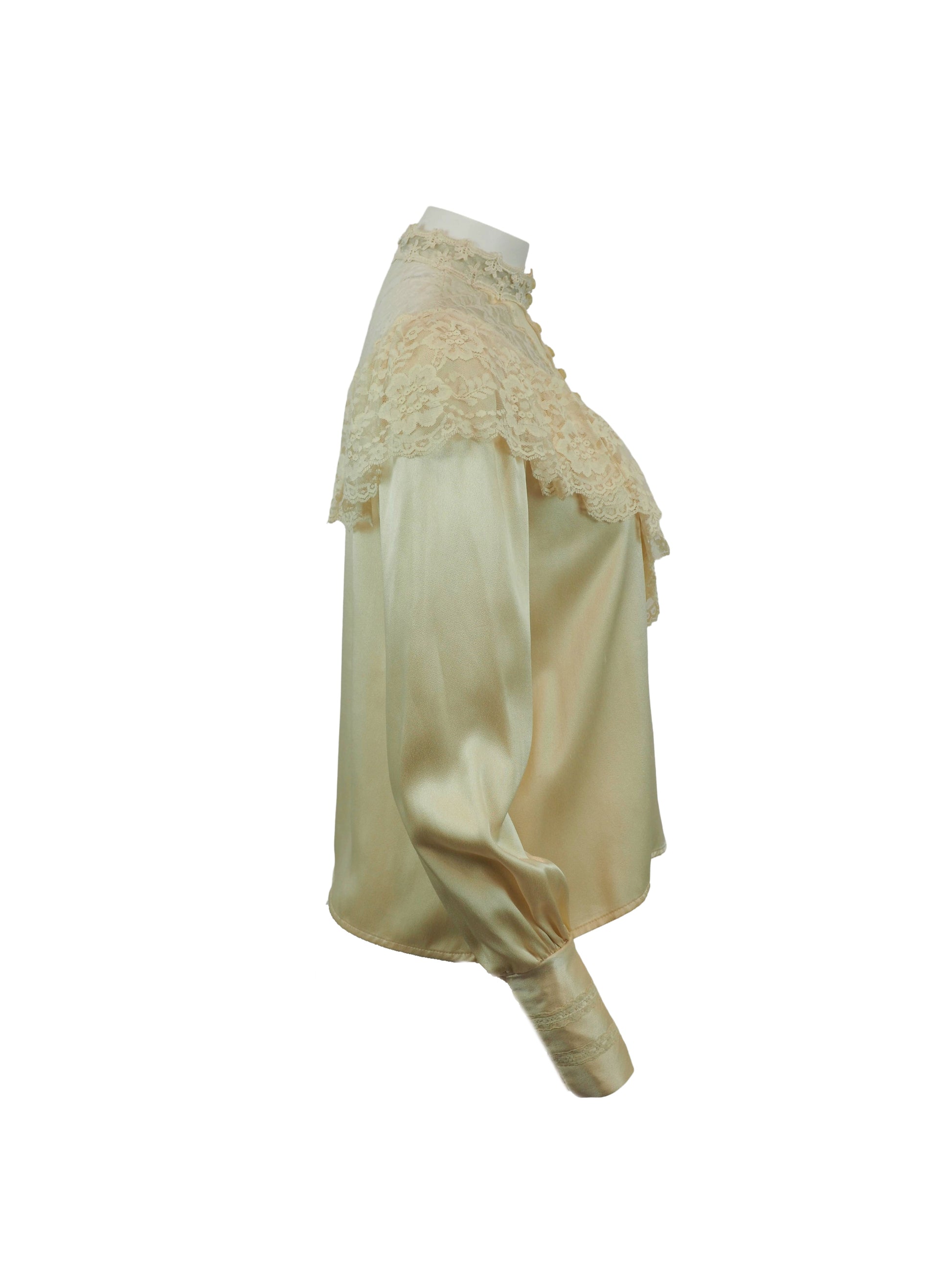 Gunne Sax Cotton Victorian Blouse