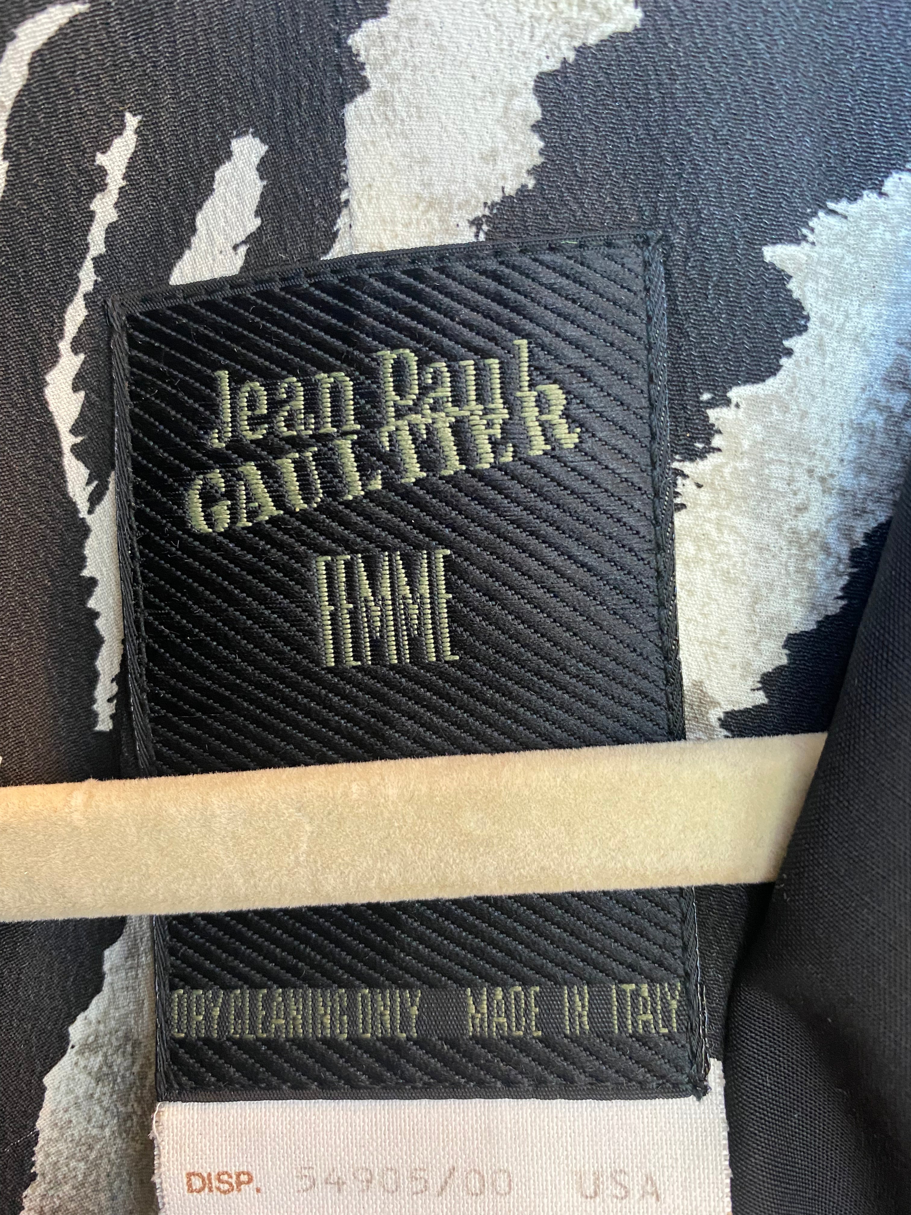 Jean Paul Gaultier Bondage Leather Blazer