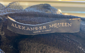 Alexander McQueen  S/S 2003 Black Oyster Top