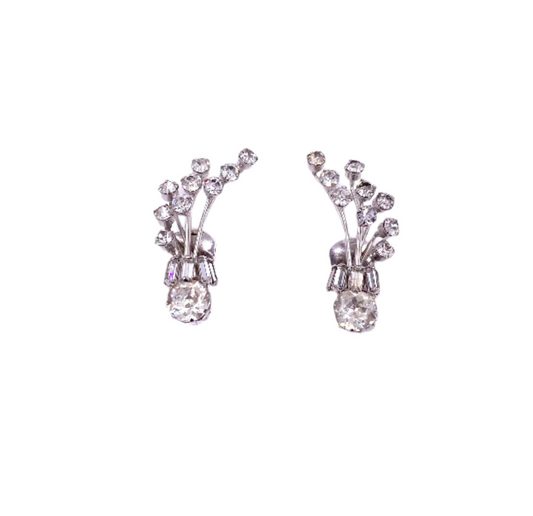 Weiss Moveable Rhinestone Clip On Climbers