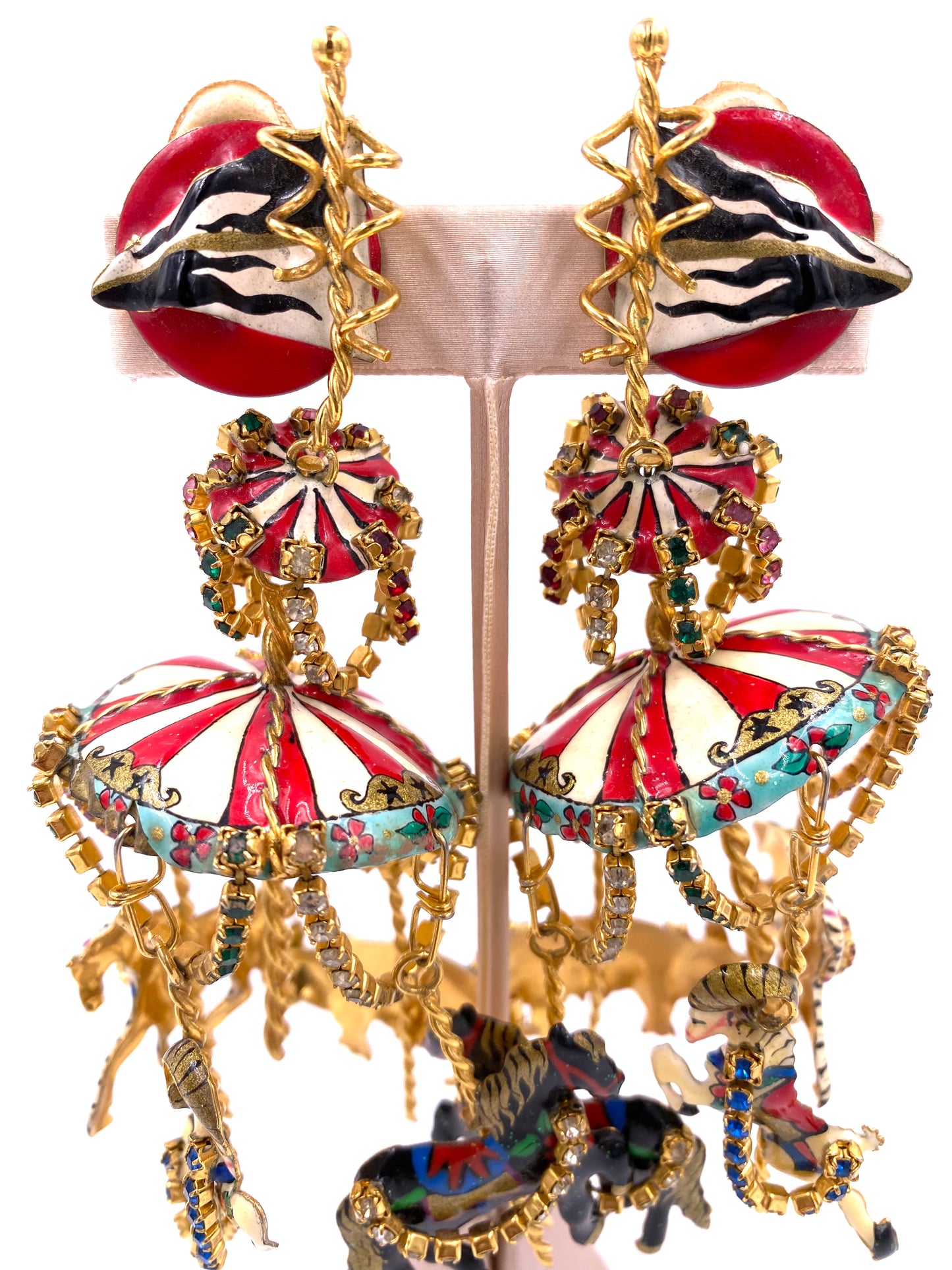 Lunch at the Ritz Carousel Earrings